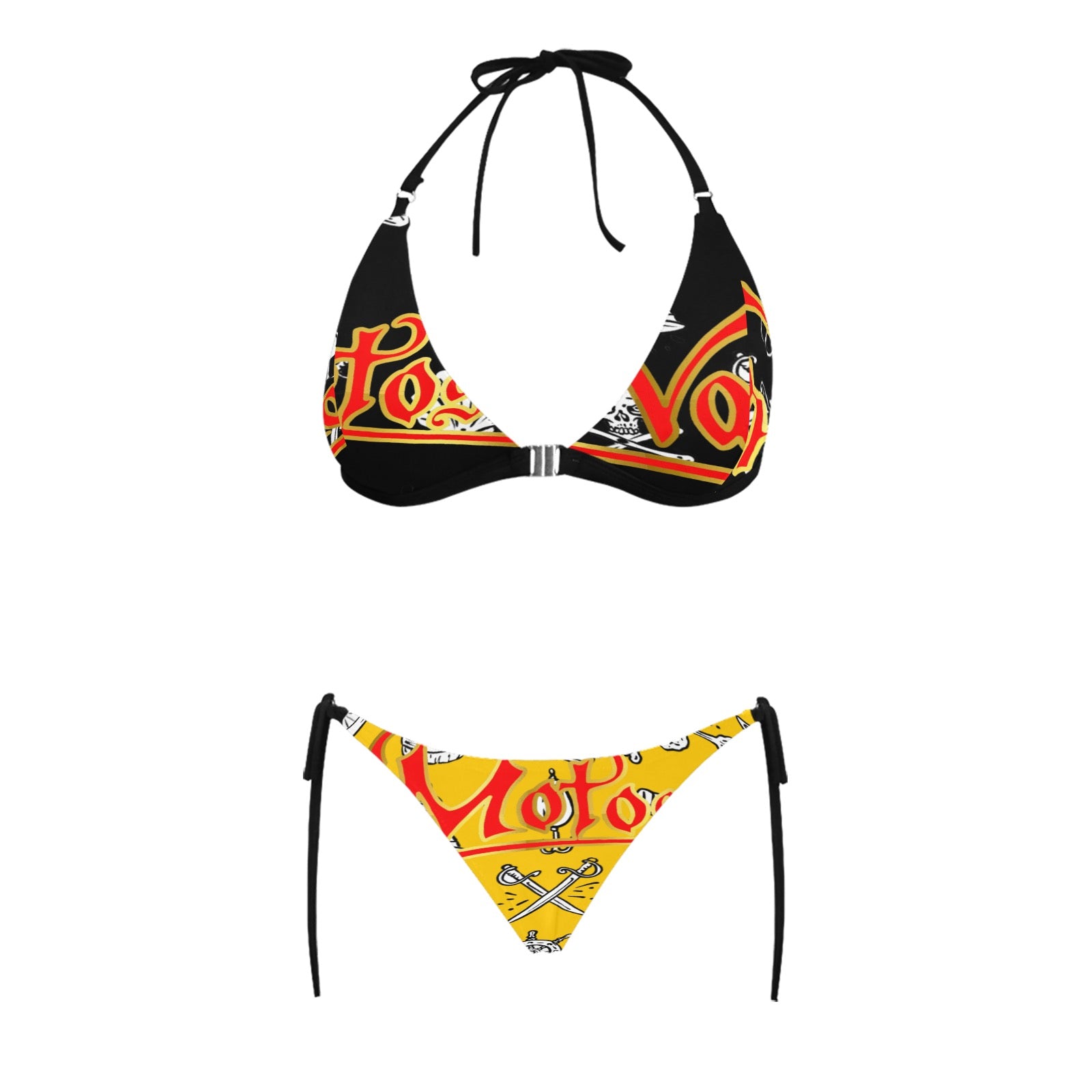 Women's Halter Triangle Bikini Set