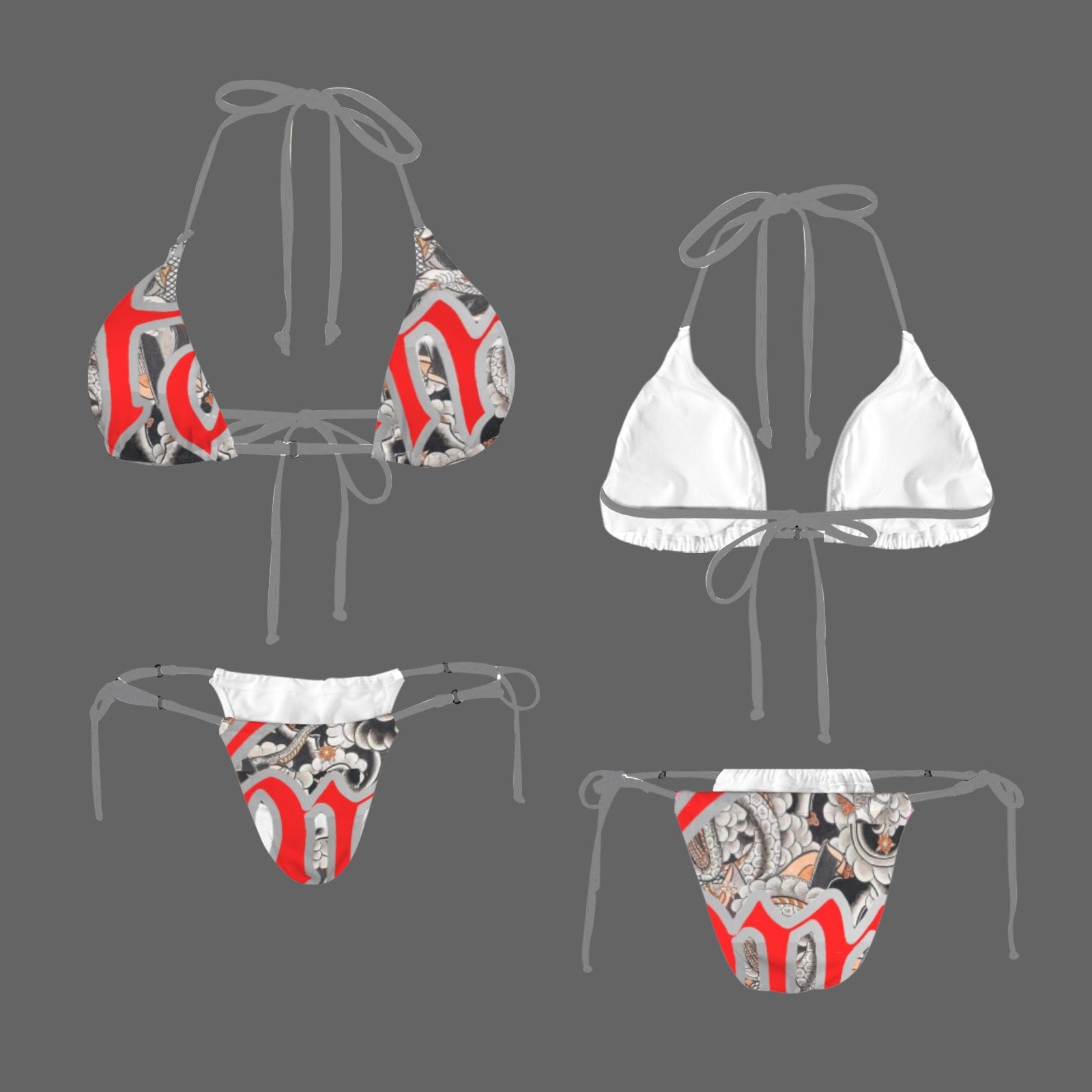 Women's Halter String Bikini Set