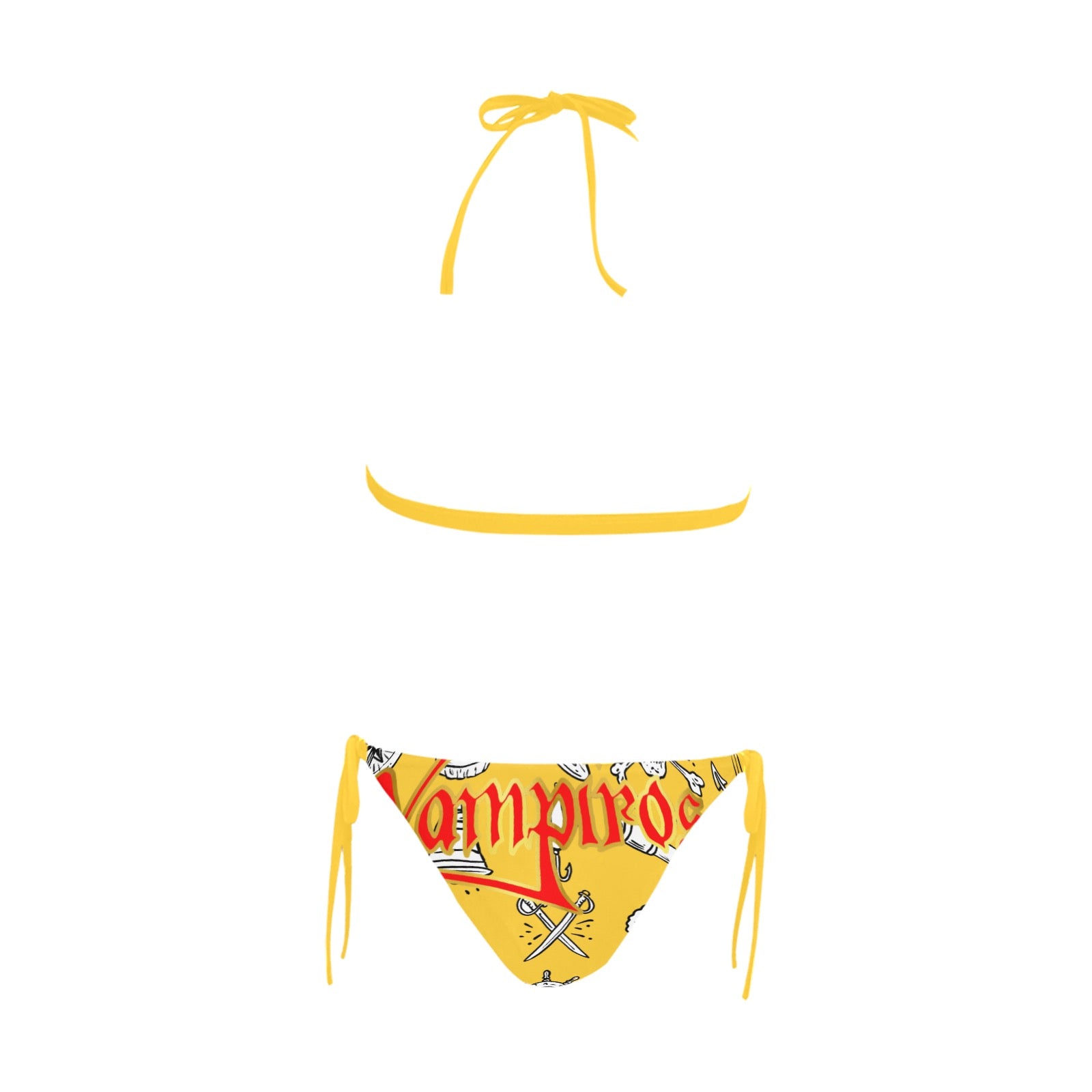 Women's Halter Triangle Bikini Set