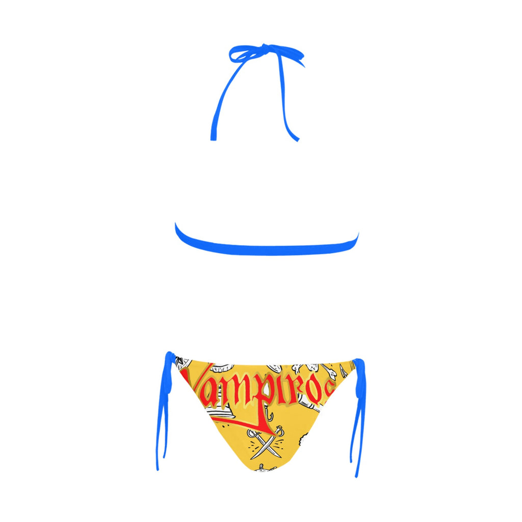 Women's Halter Triangle Bikini Set