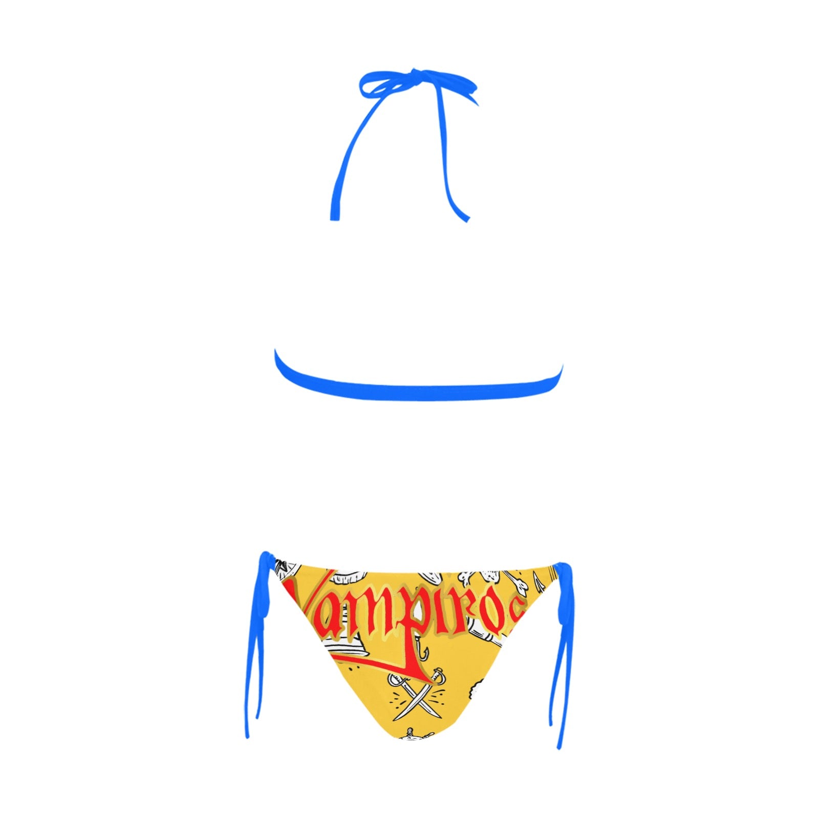 Women's Halter Triangle Bikini Set