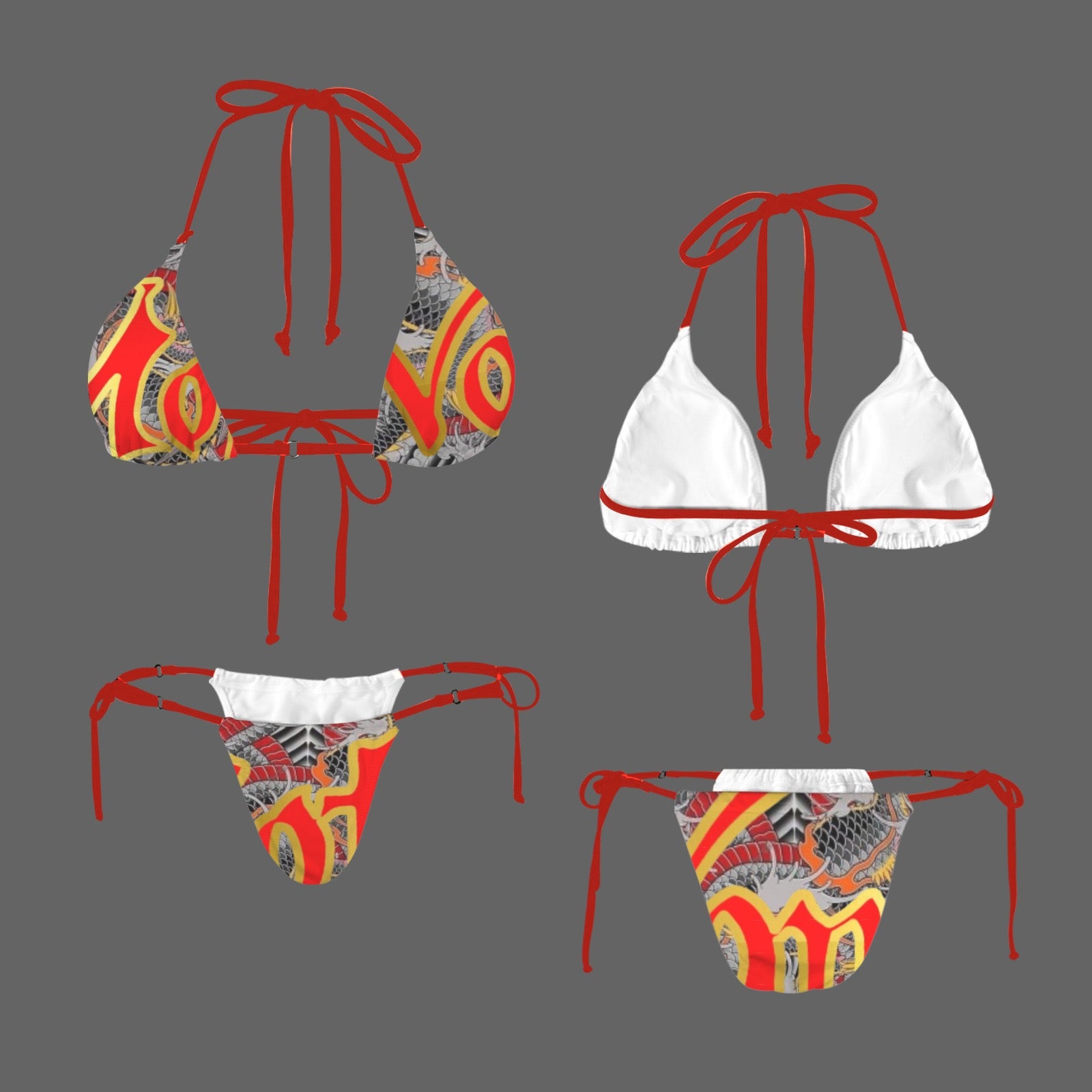 Women's Halter String Bikini Set