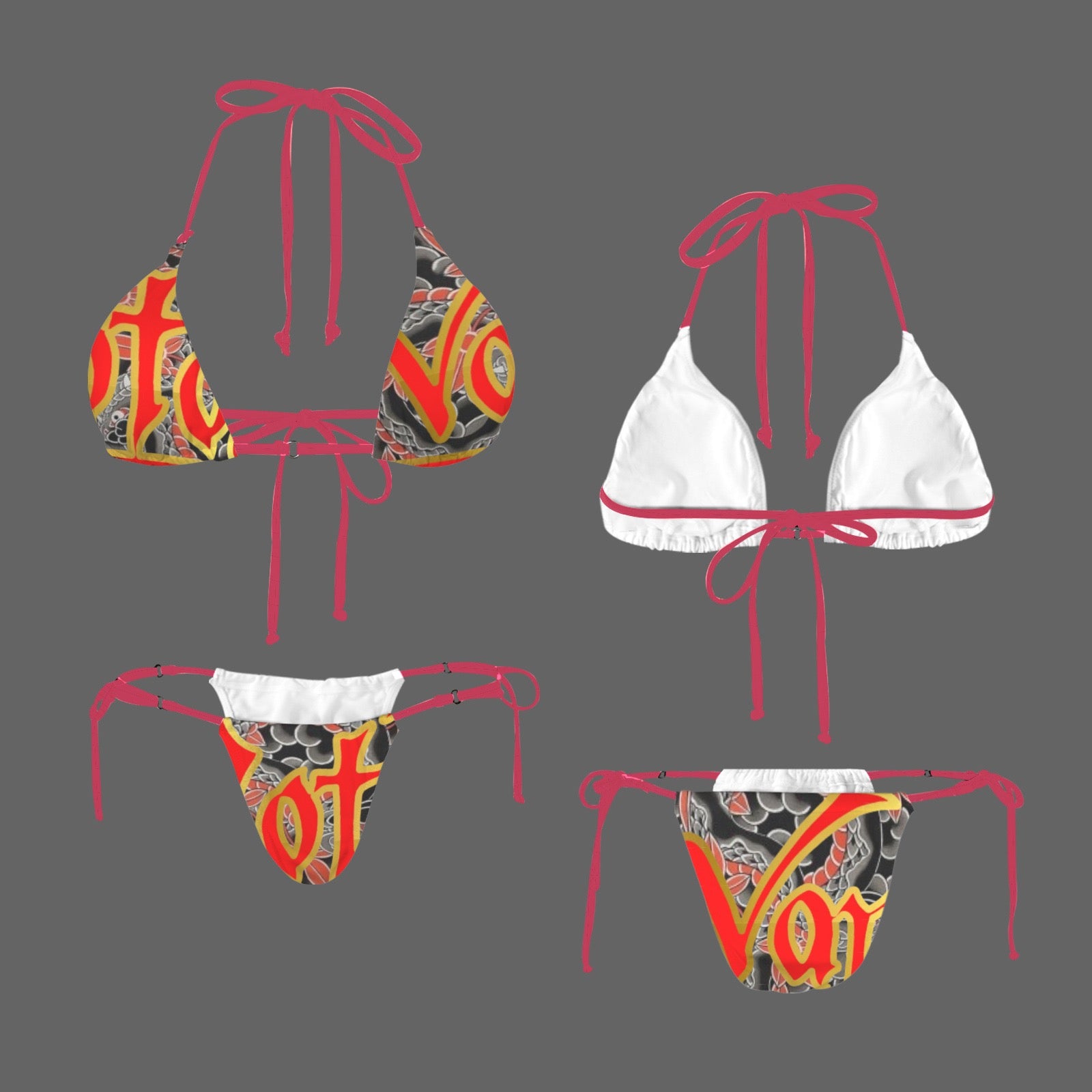 Women's Halter String Bikini Set