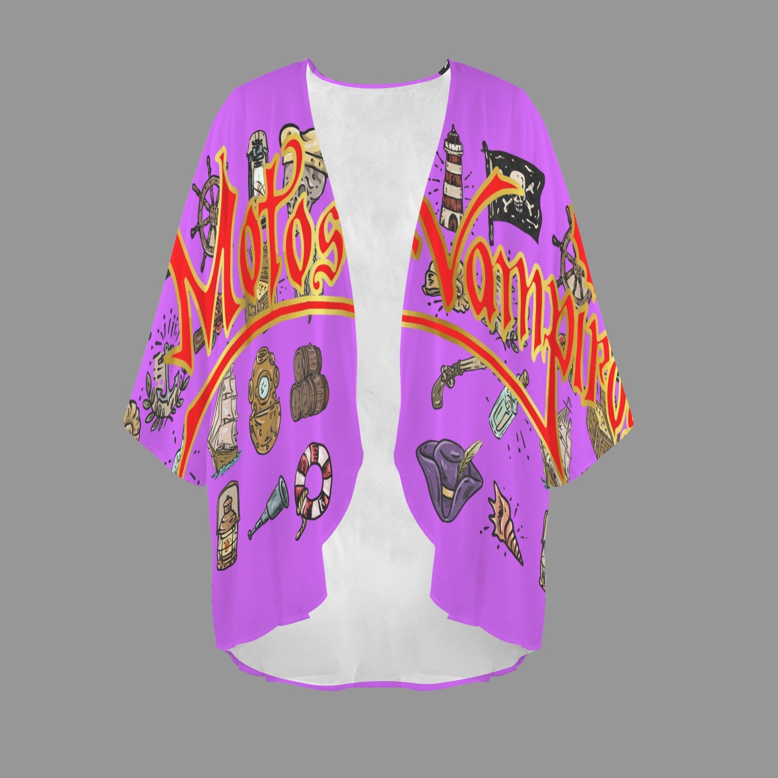Custom Personalized Women's Kimono Chiffon Cover Up