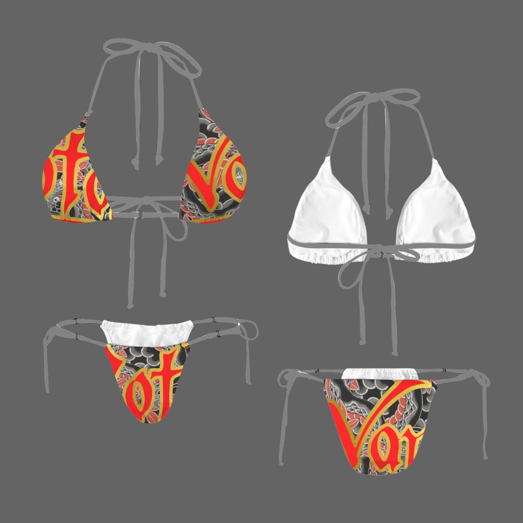 Women's Halter String Bikini Set