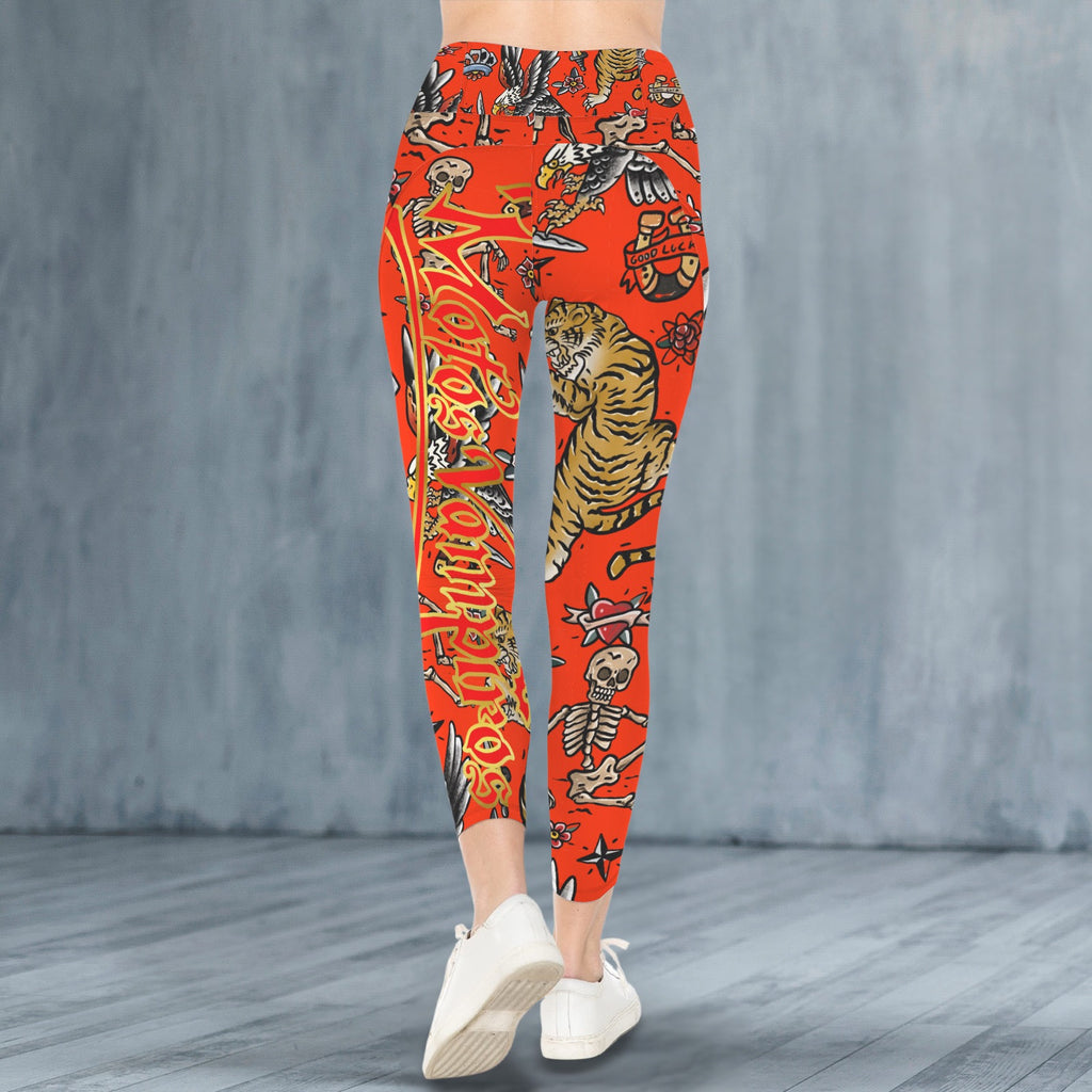 Women's High Waist Pockets Yoga Leggings