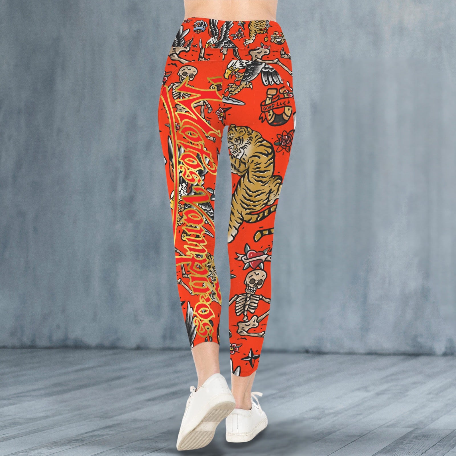 Women's High Waist Pockets Yoga Leggings