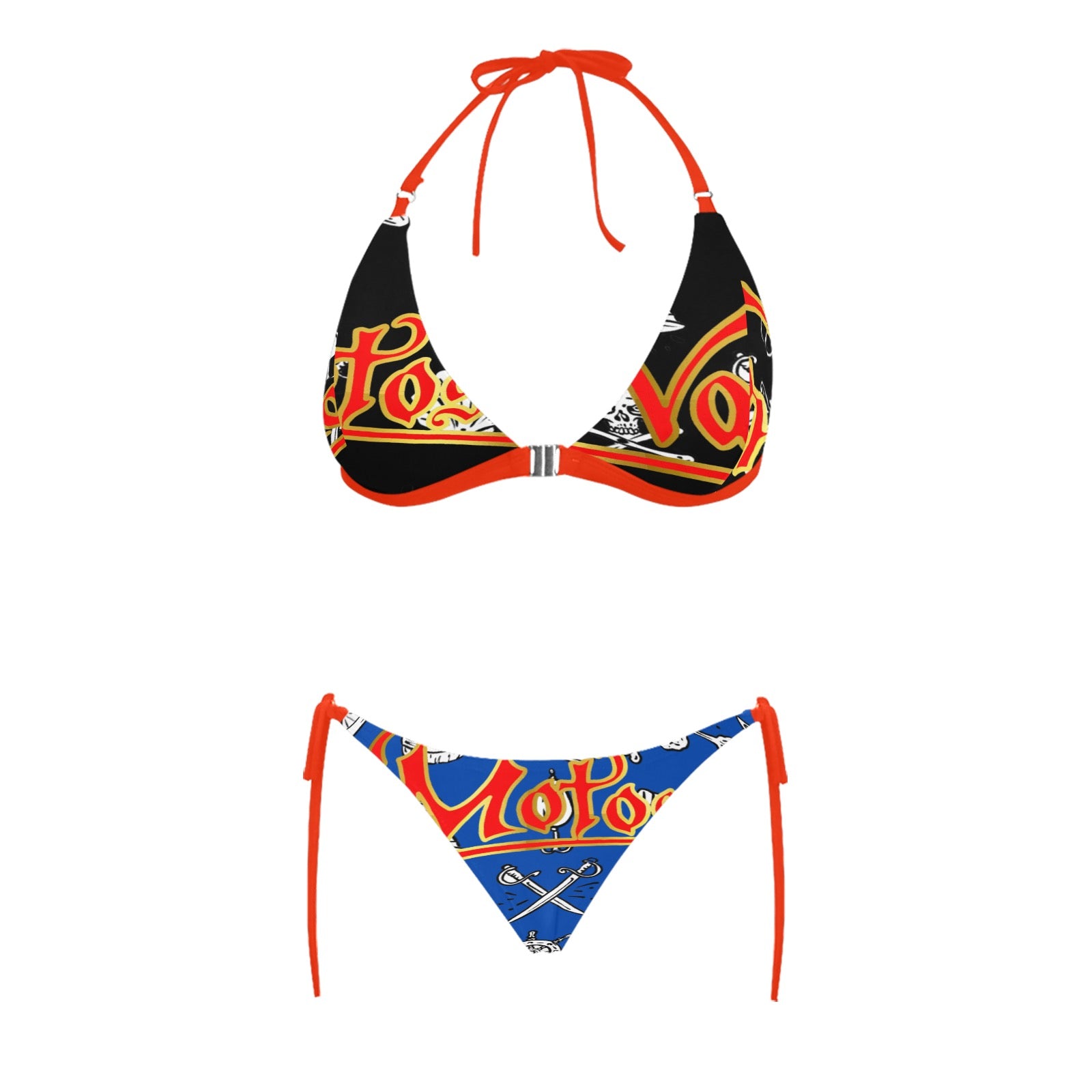 Women's Halter Triangle Bikini Set