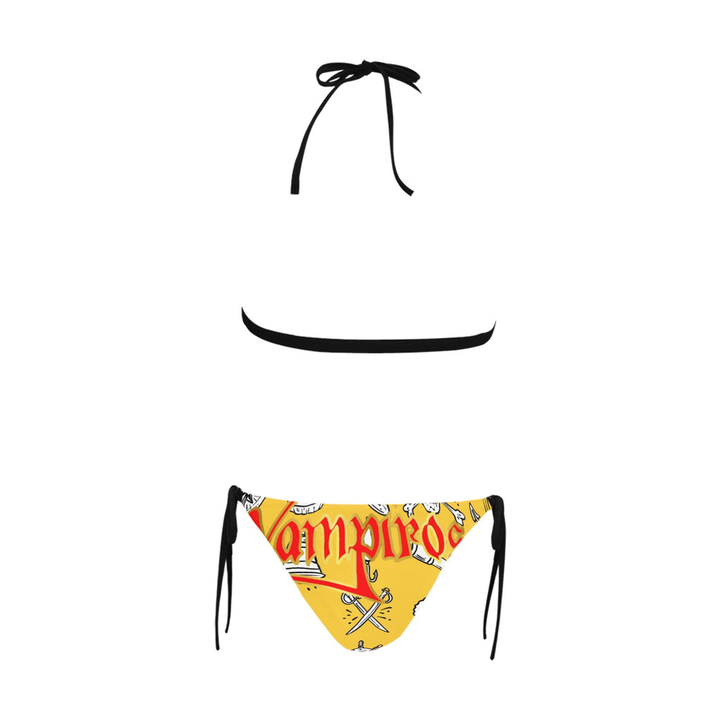 Women's Halter Triangle Bikini Set