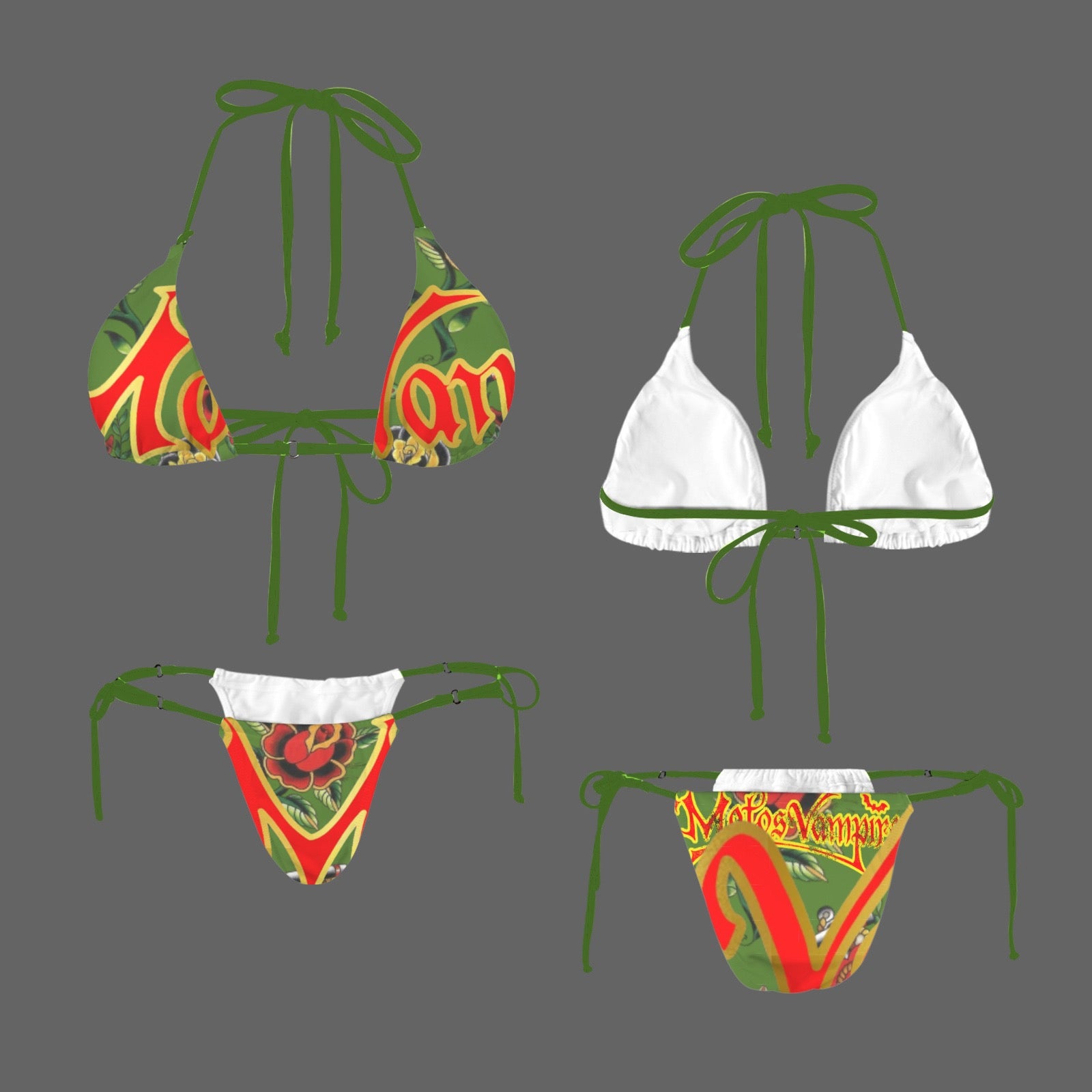 Women's Halter String Bikini Set