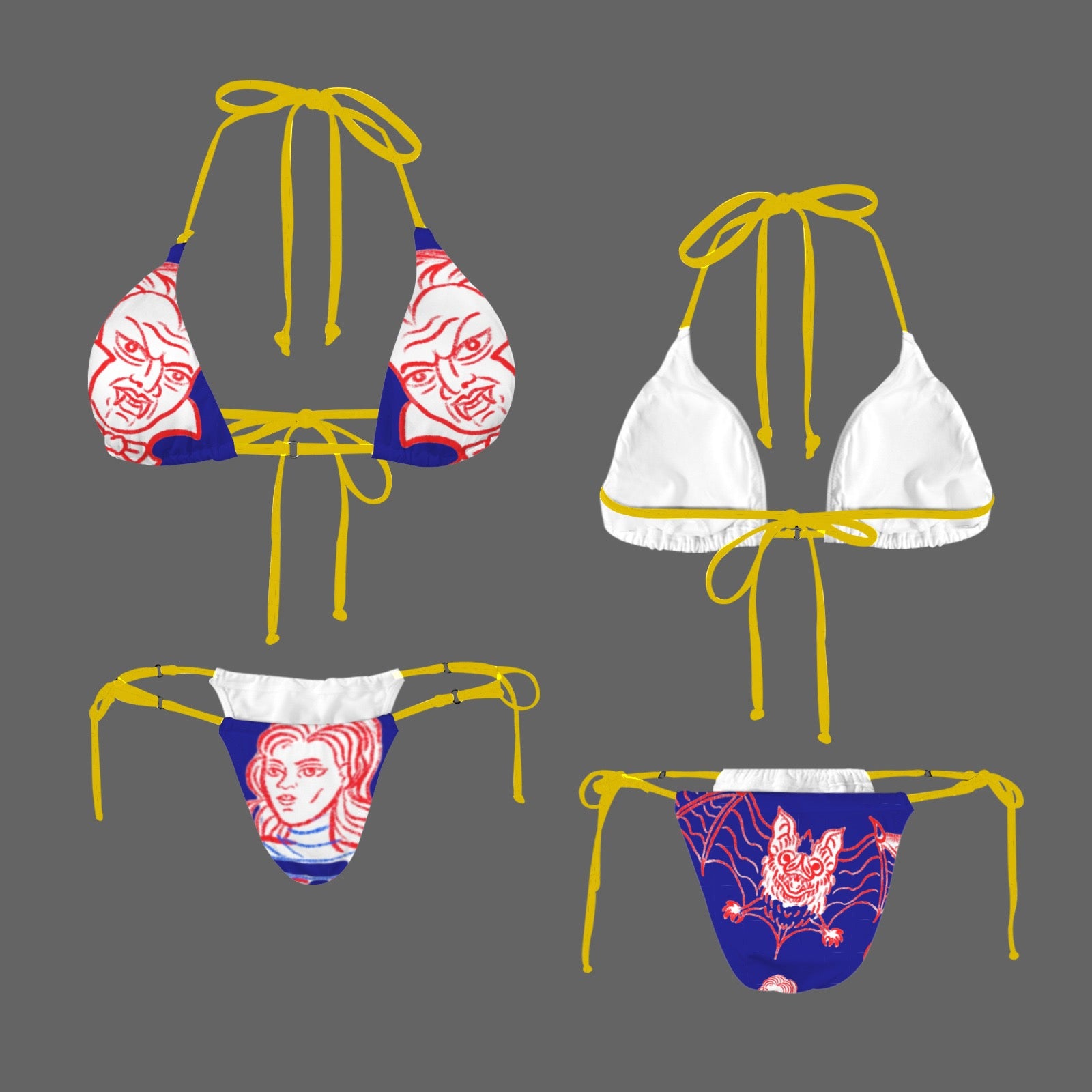 Women's Halter String Bikini Set