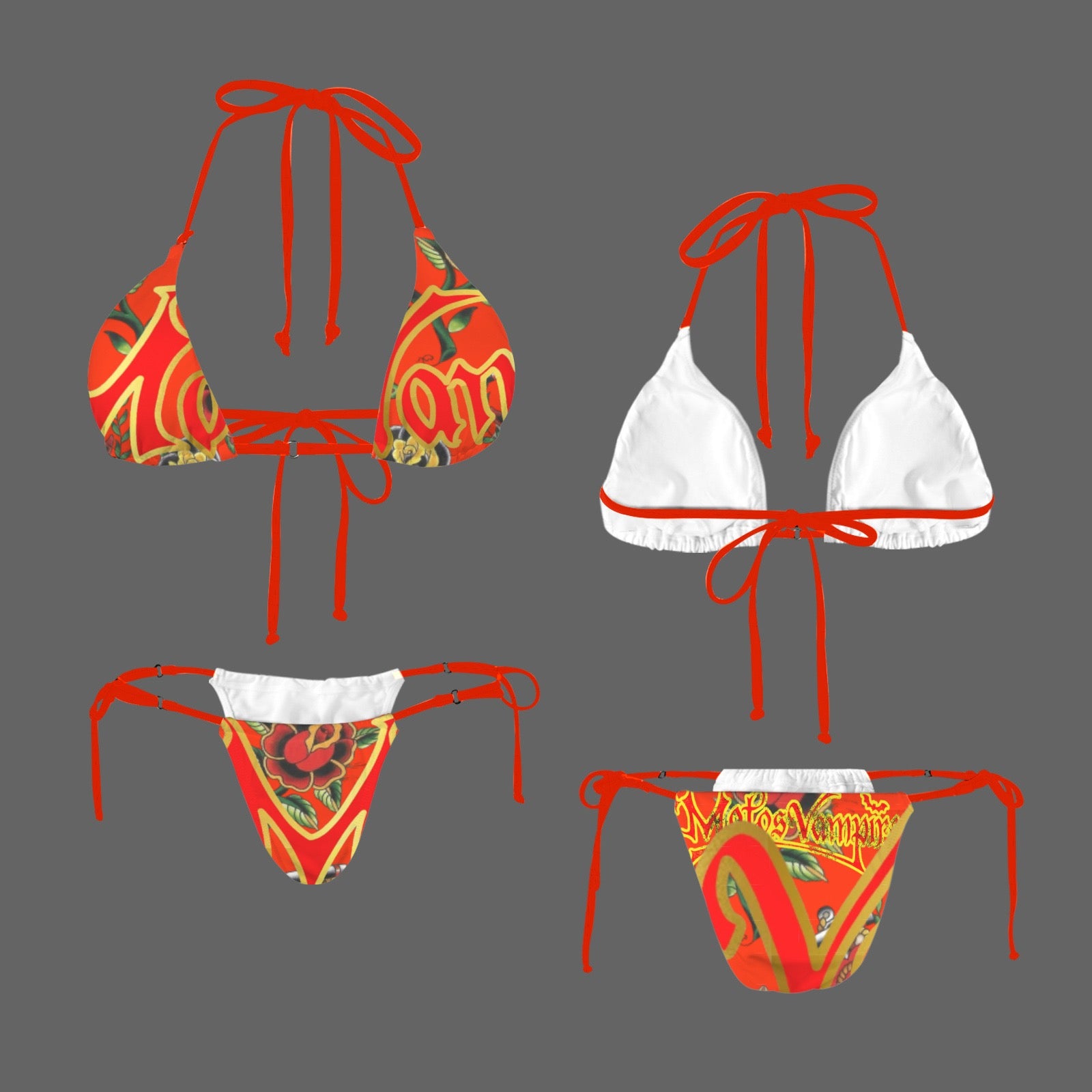 Women's Halter String Bikini Set