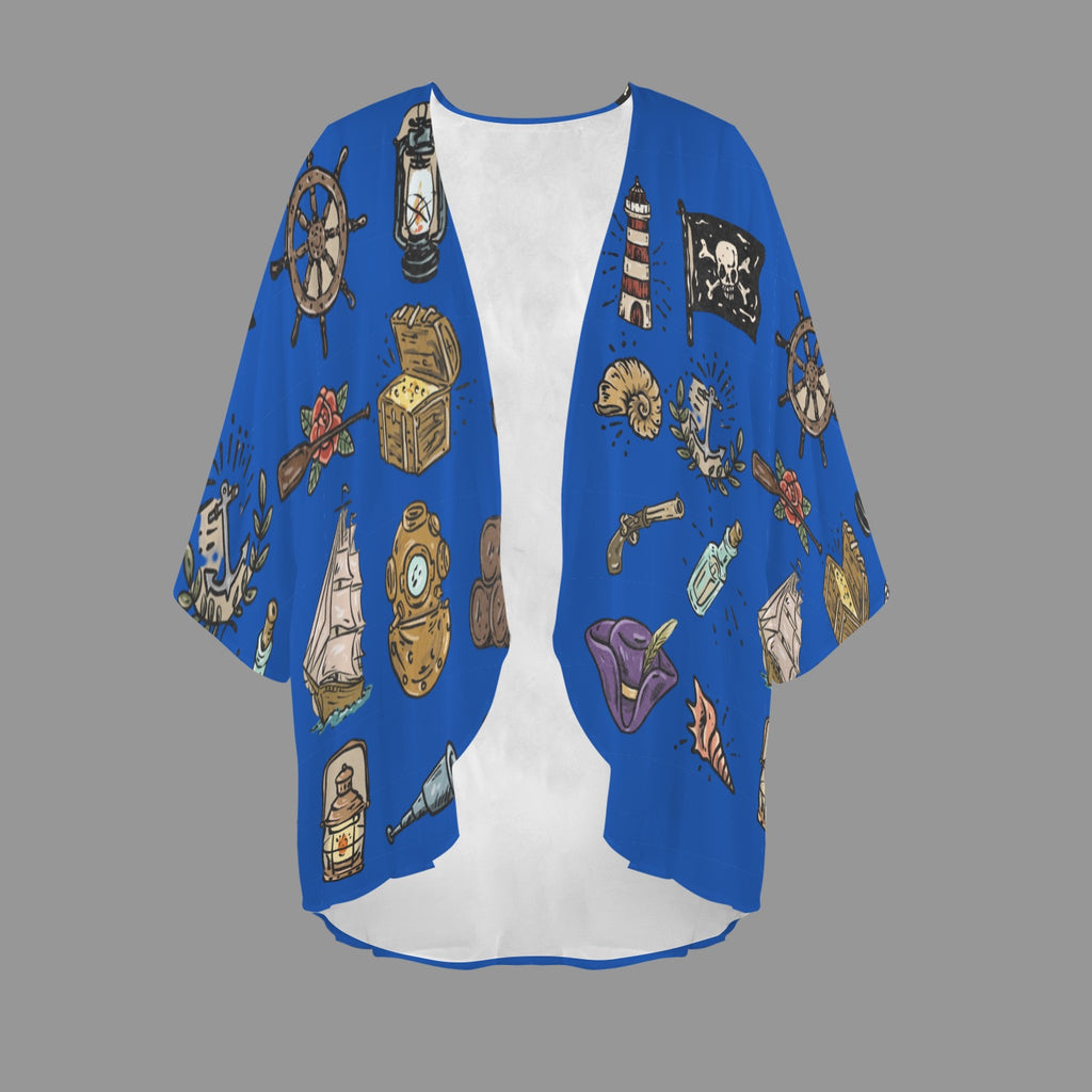 Custom Personalized Women's Kimono Chiffon Cover Up
