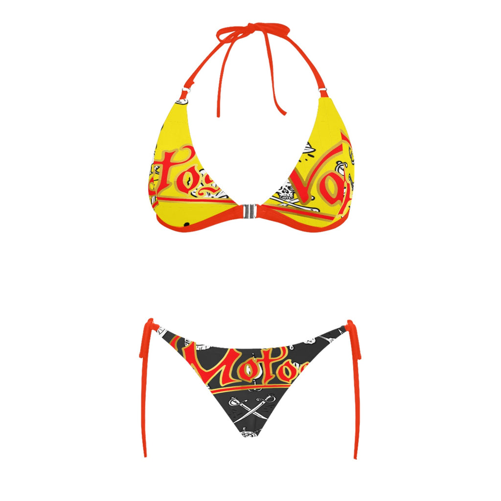 Women's Halter Triangle Bikini Set