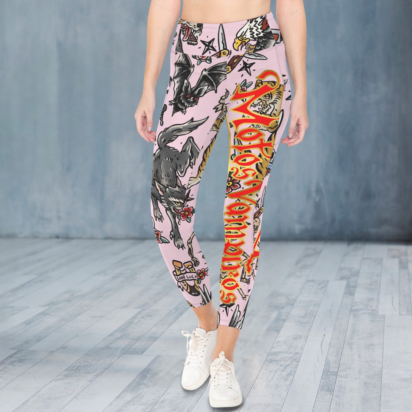 Women's High Waist Pockets Yoga Leggings