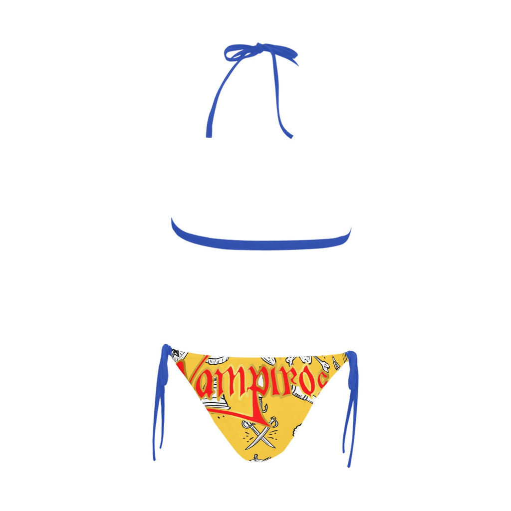 Women's Halter Triangle Bikini Set