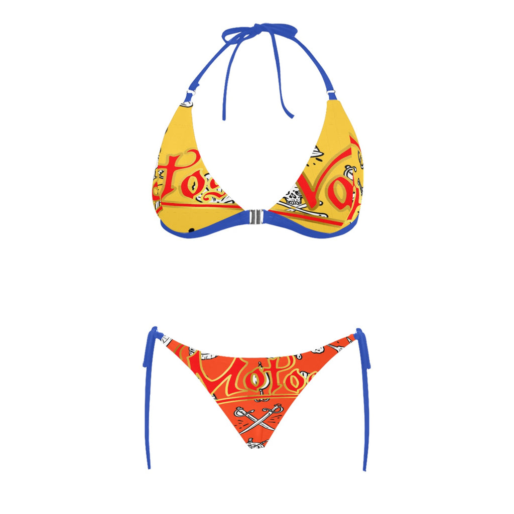 Women's Halter Triangle Bikini Set