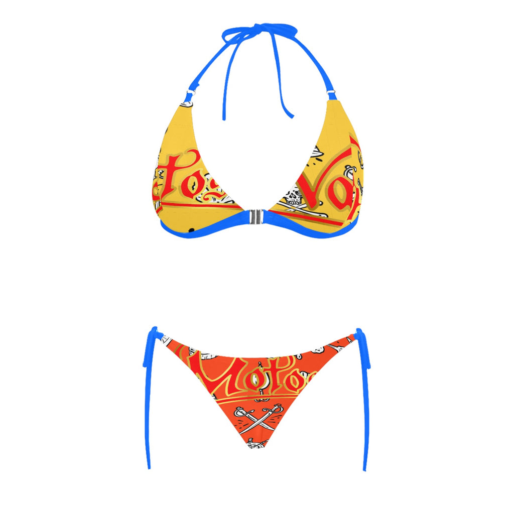 Women's Halter Triangle Bikini Set