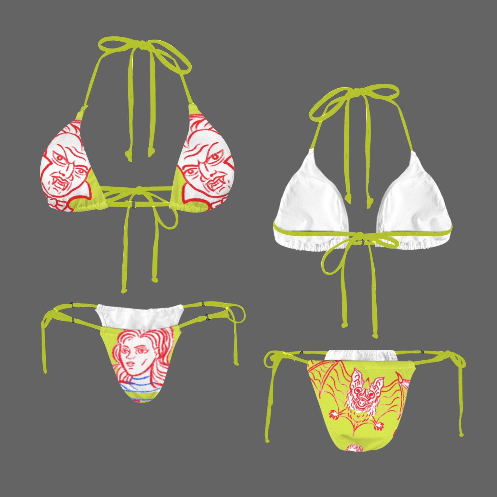 Women's Halter String Bikini Set