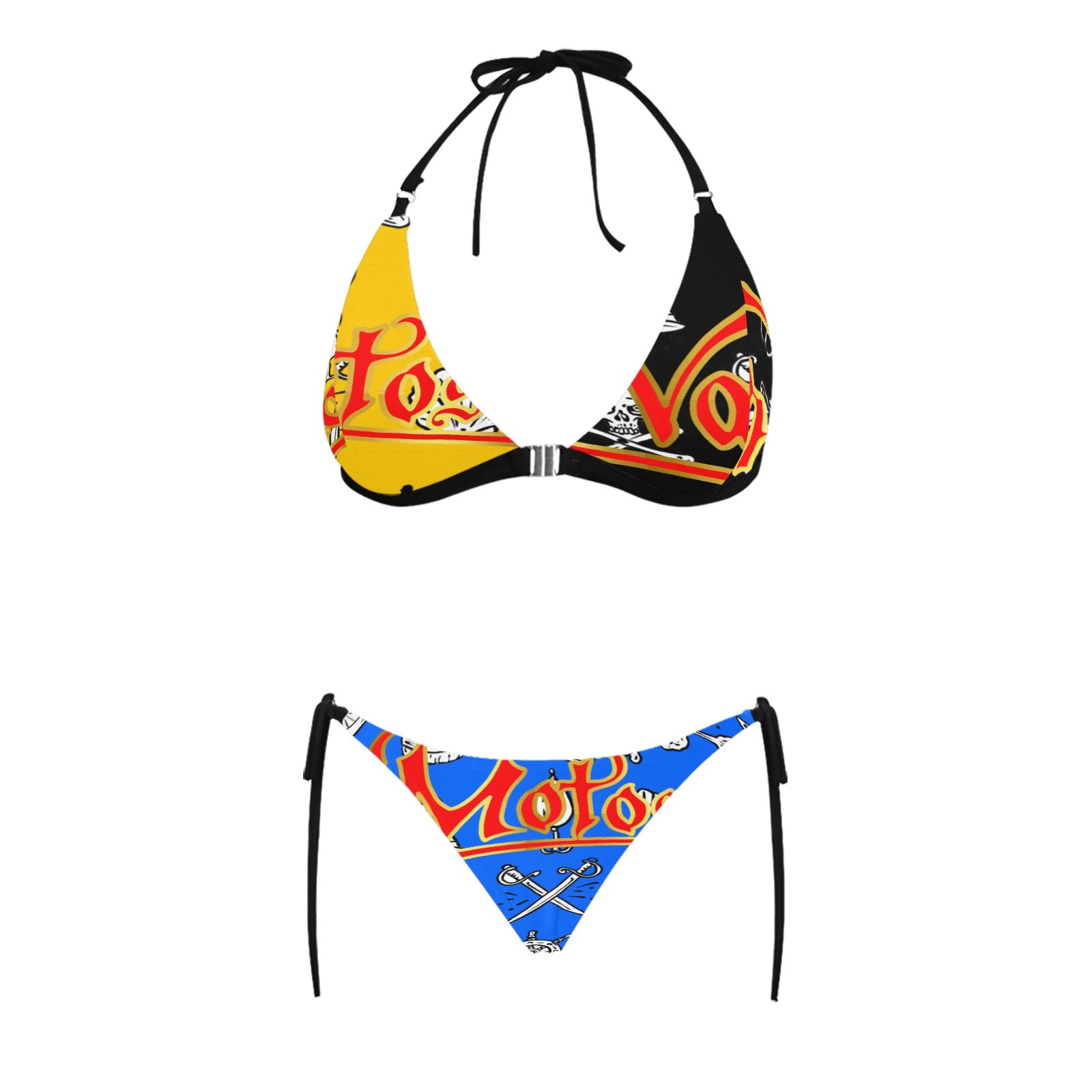 Women's Halter Triangle Bikini Set
