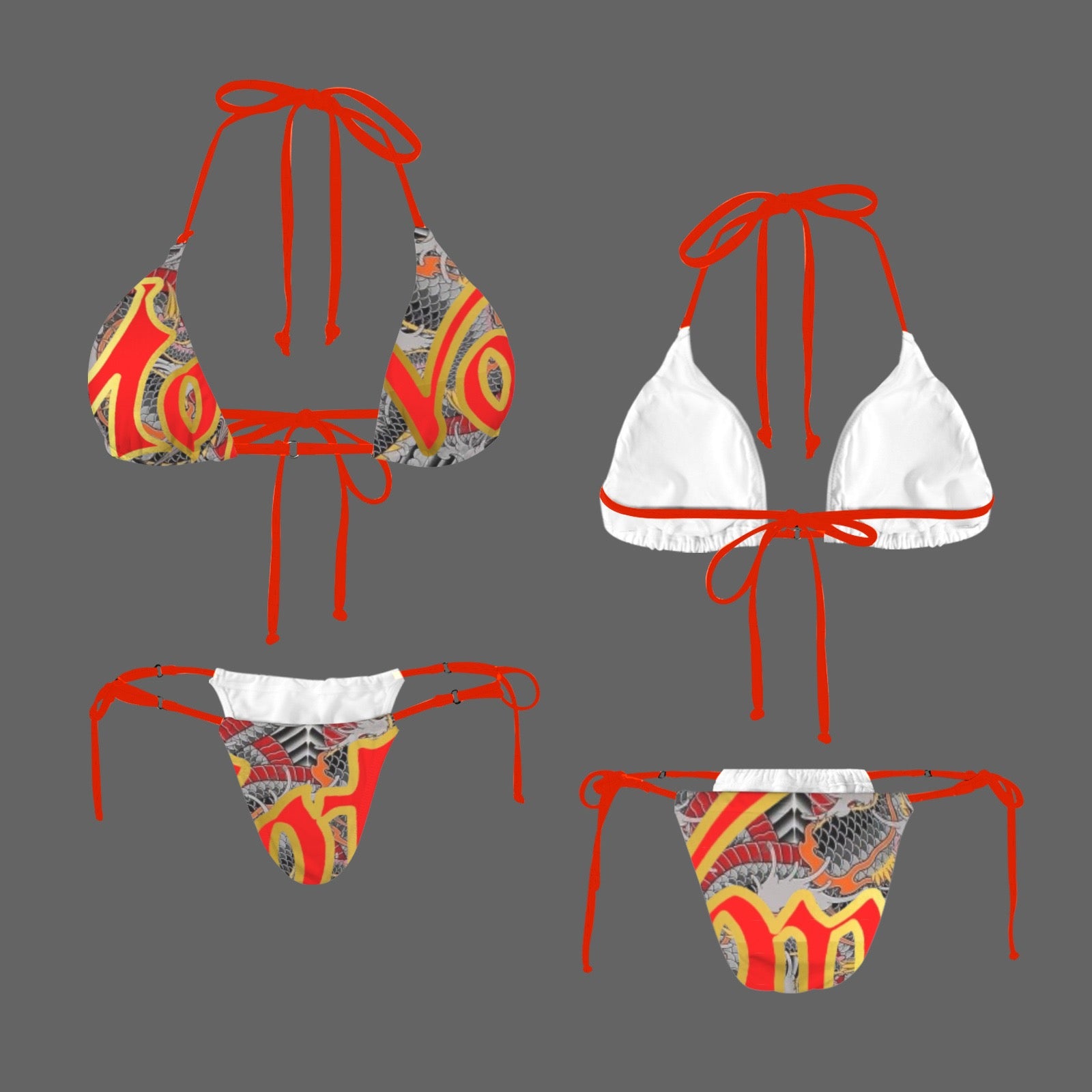 Women's Halter String Bikini Set