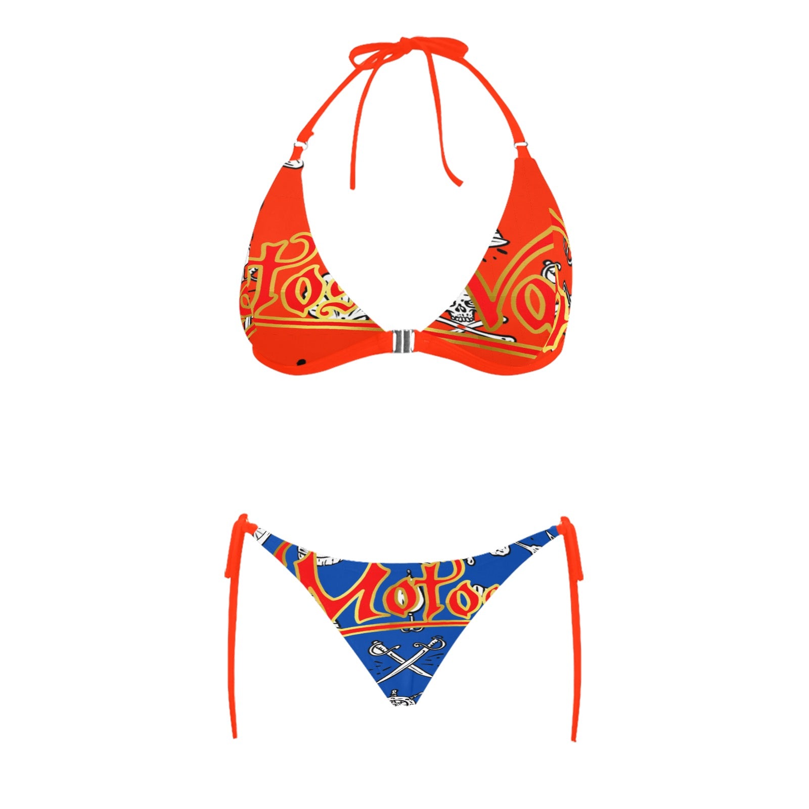 Women's Halter Triangle Bikini Set