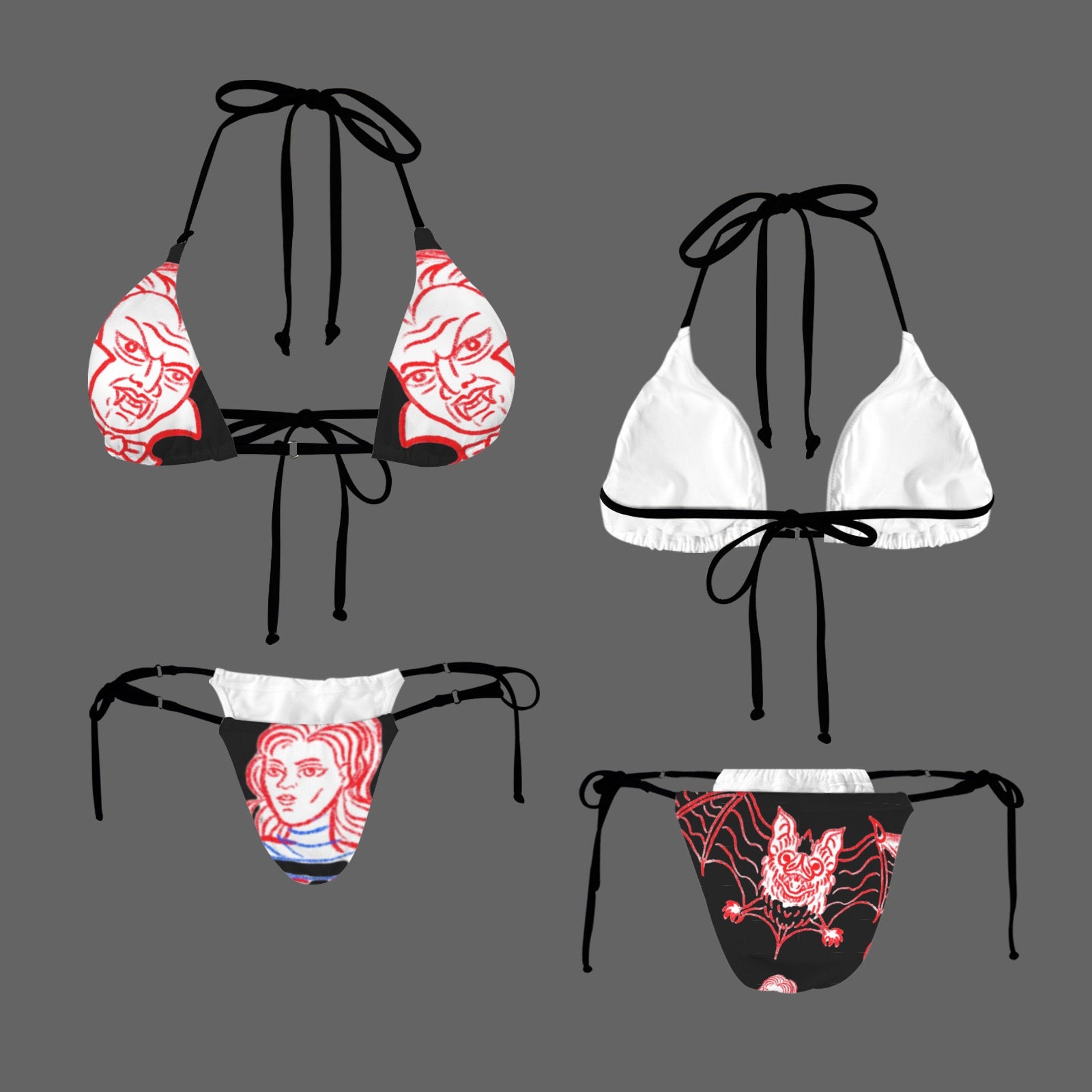 Women's Halter String Bikini Set