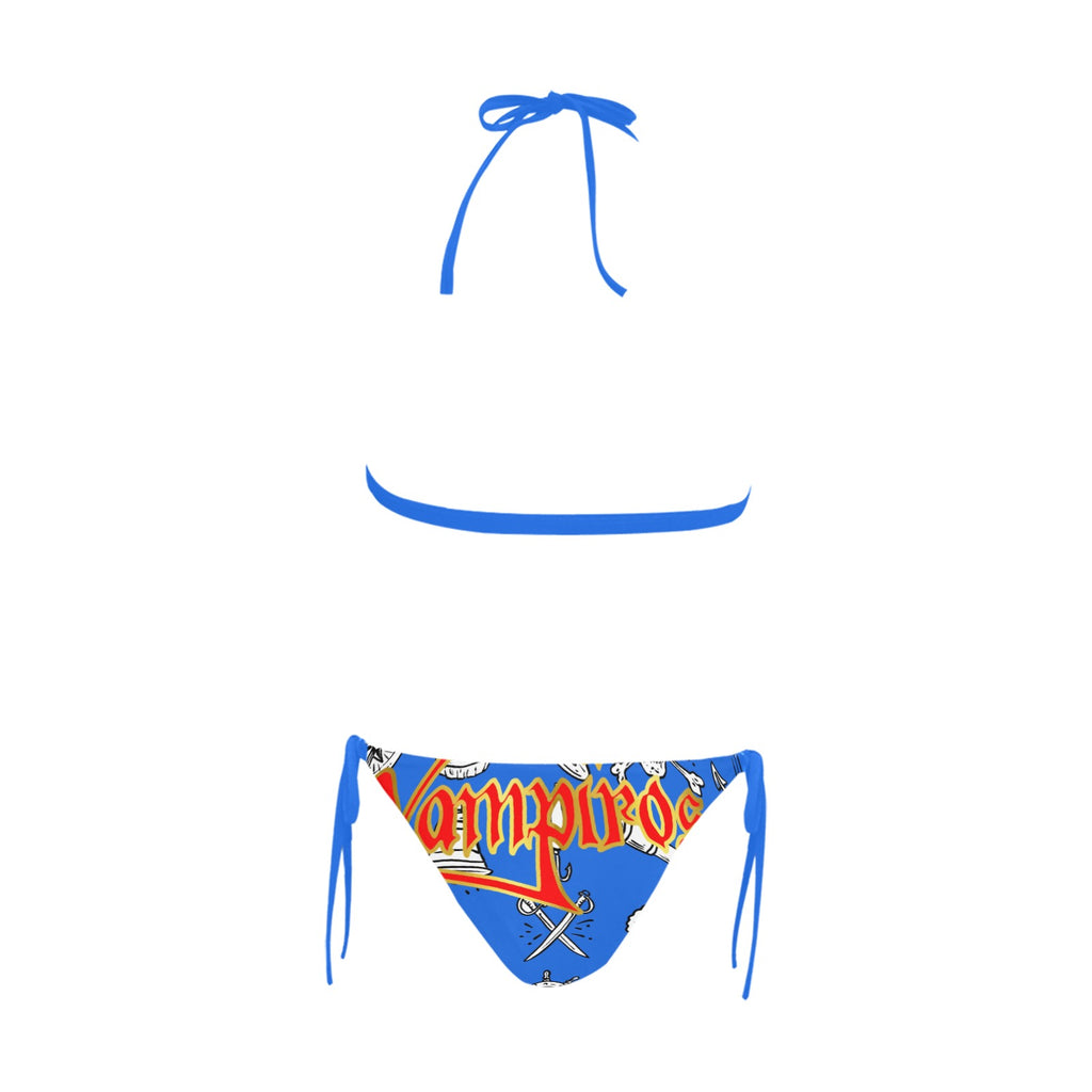 Women's Halter Triangle Bikini Set