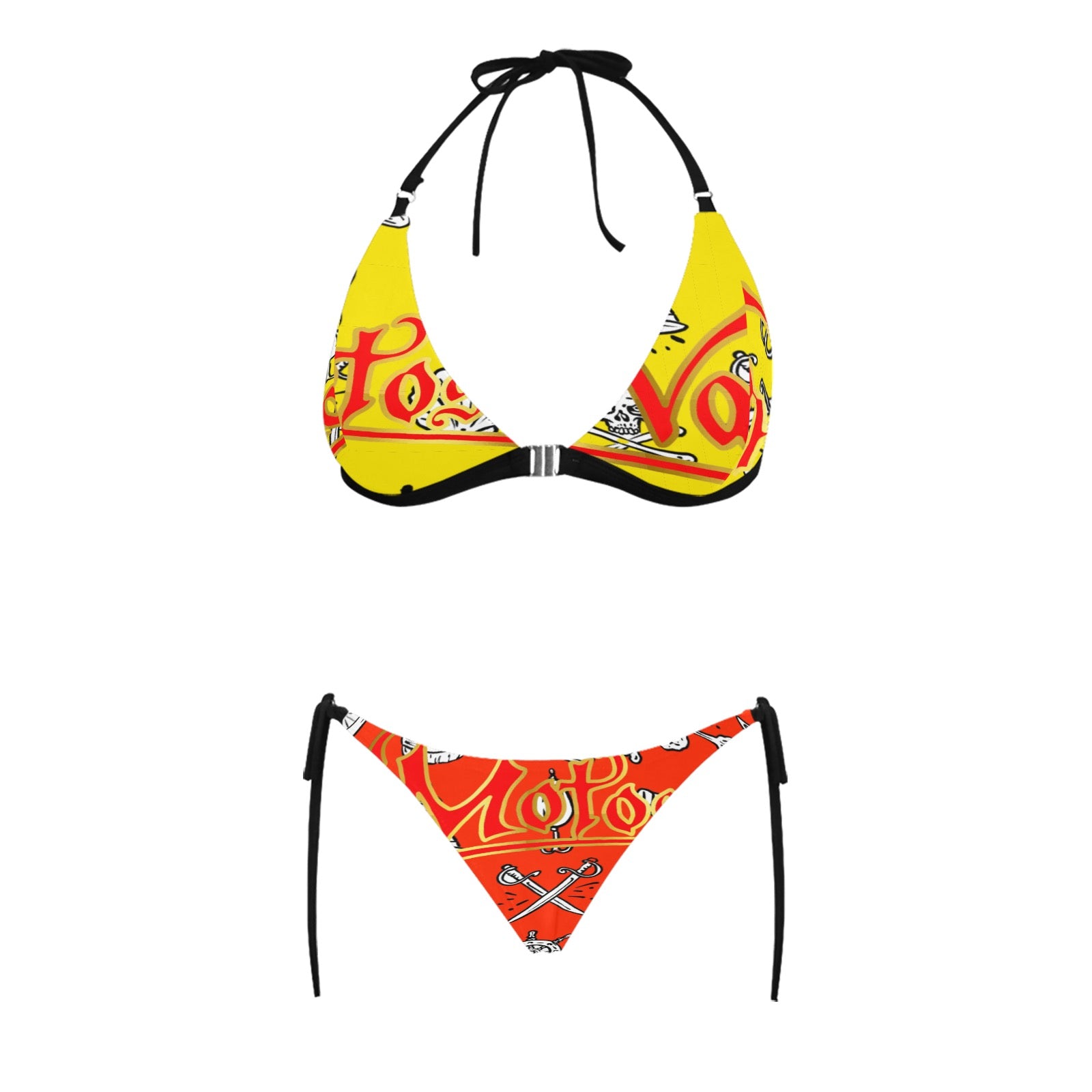 Women's Halter Triangle Bikini Set