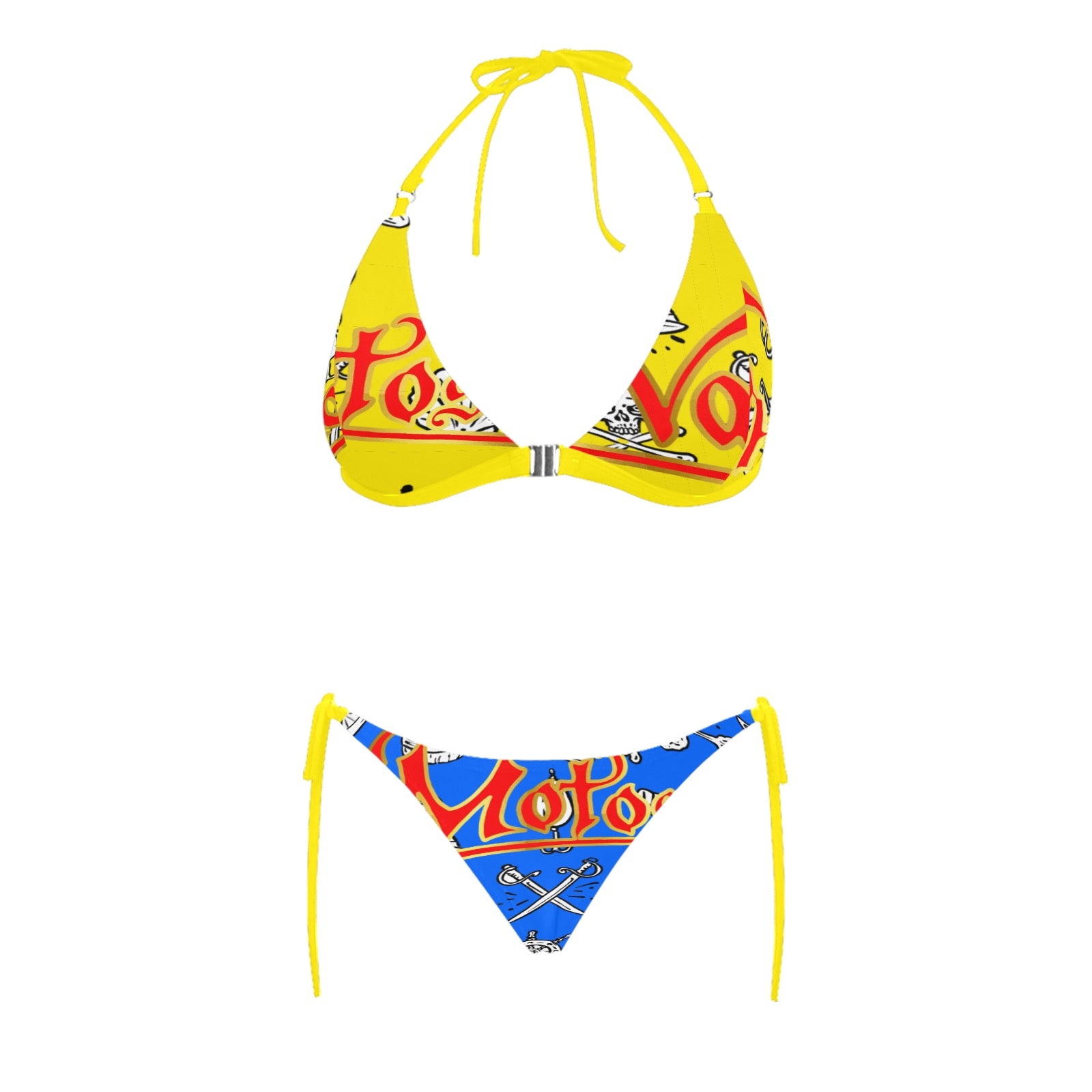 Women's Halter Triangle Bikini Set
