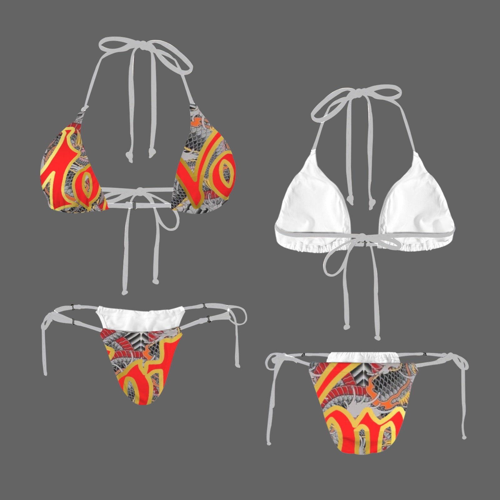 Women's Halter String Bikini Set