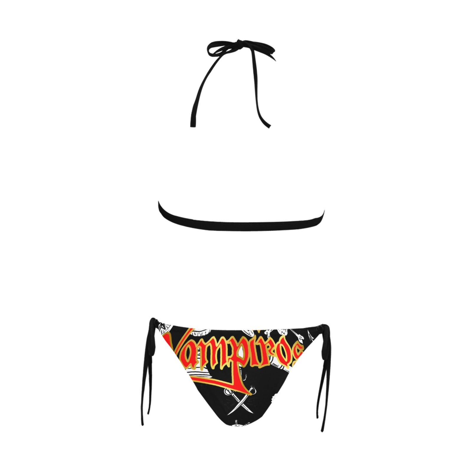 Women's Halter Triangle Bikini Set