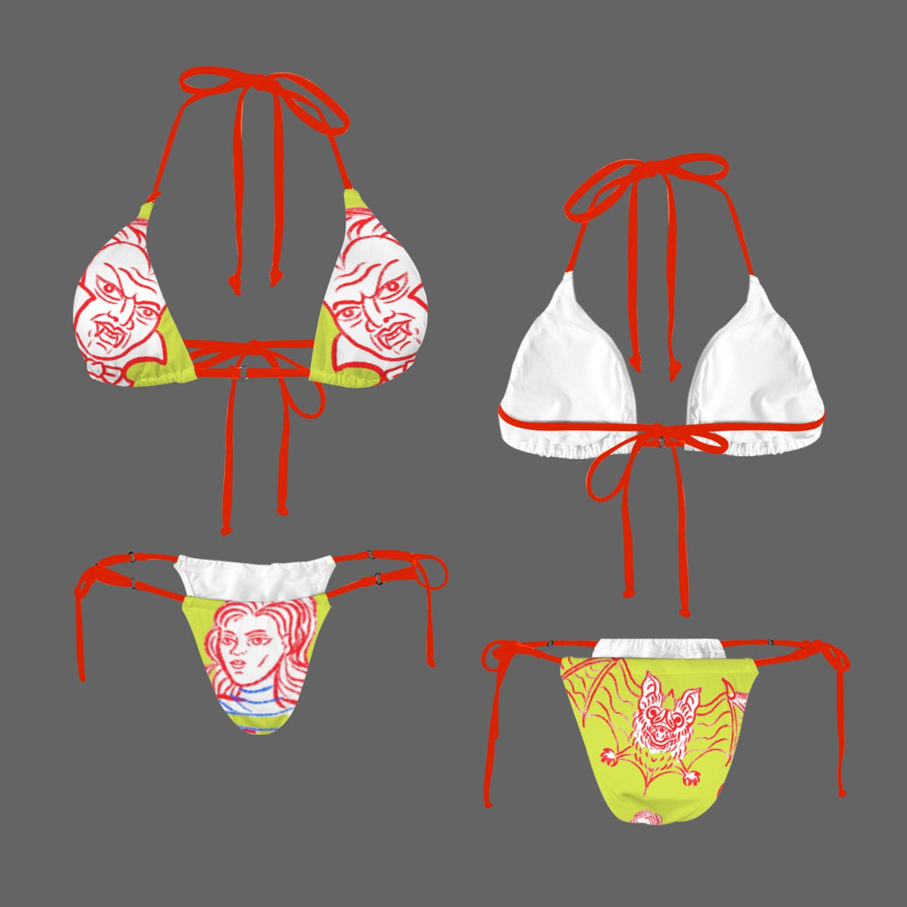 Women's Halter String Bikini Set