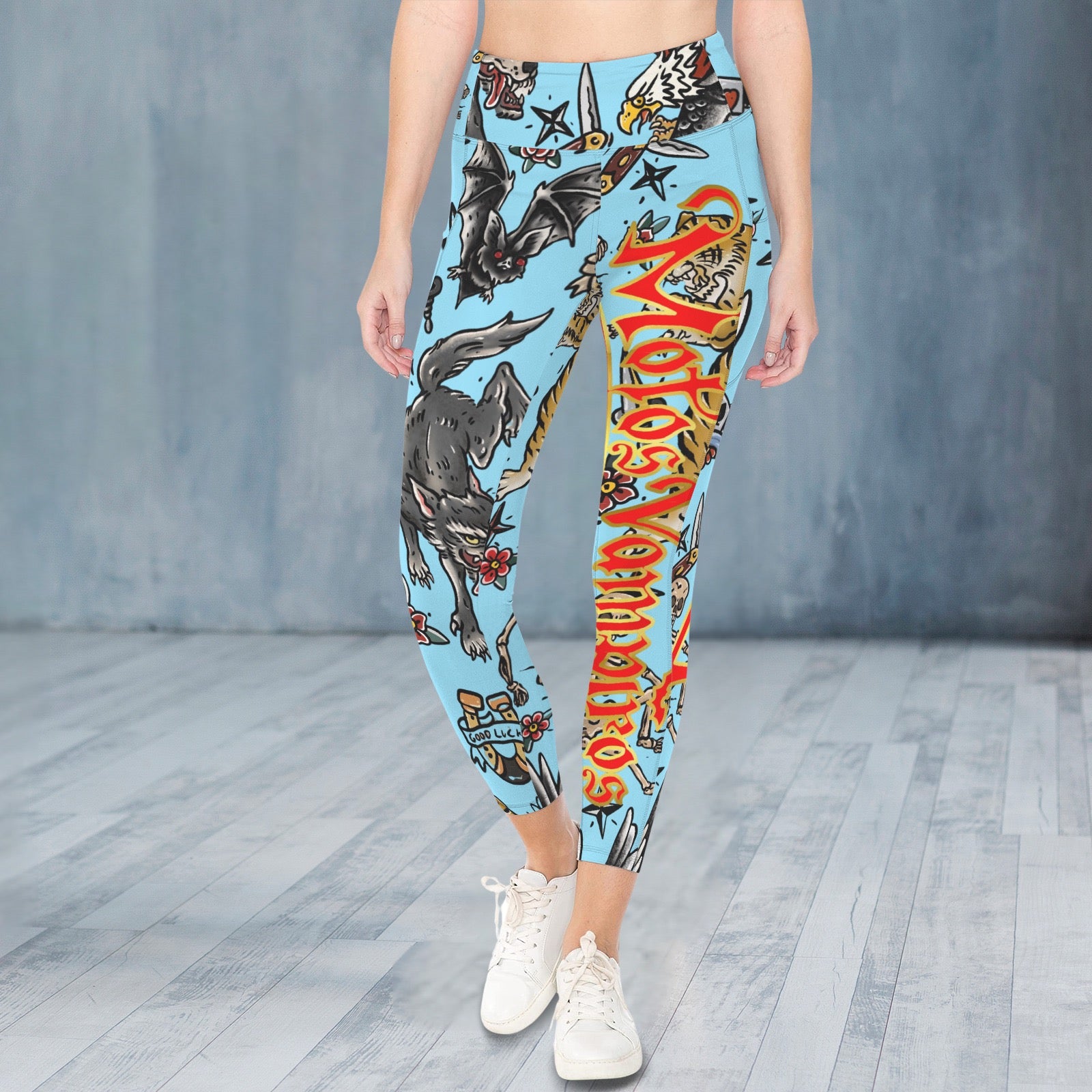 Women's High Waist Pockets Yoga Leggings