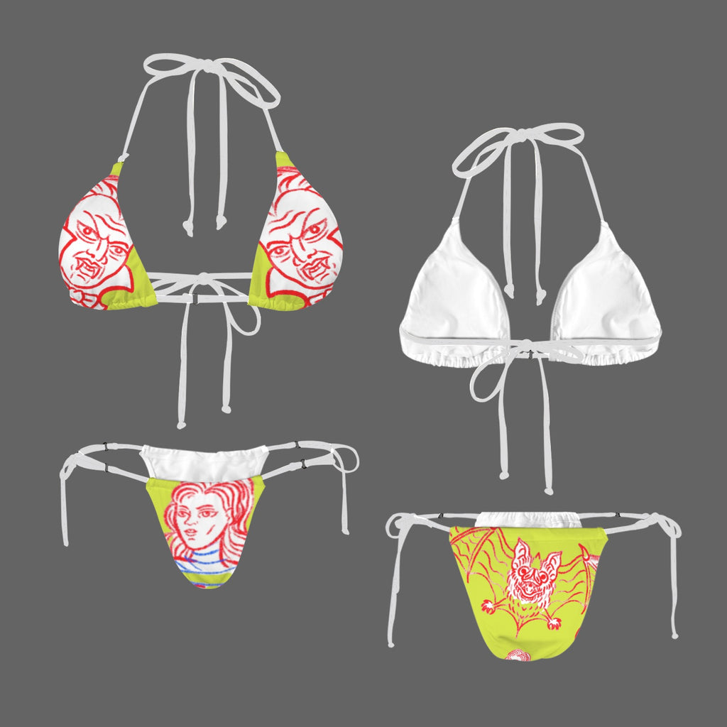 Women's Halter String Bikini Set