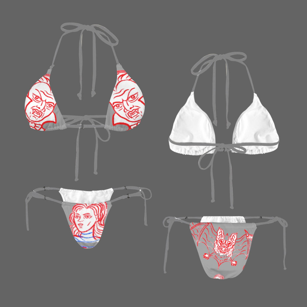 Women's Halter String Bikini Set