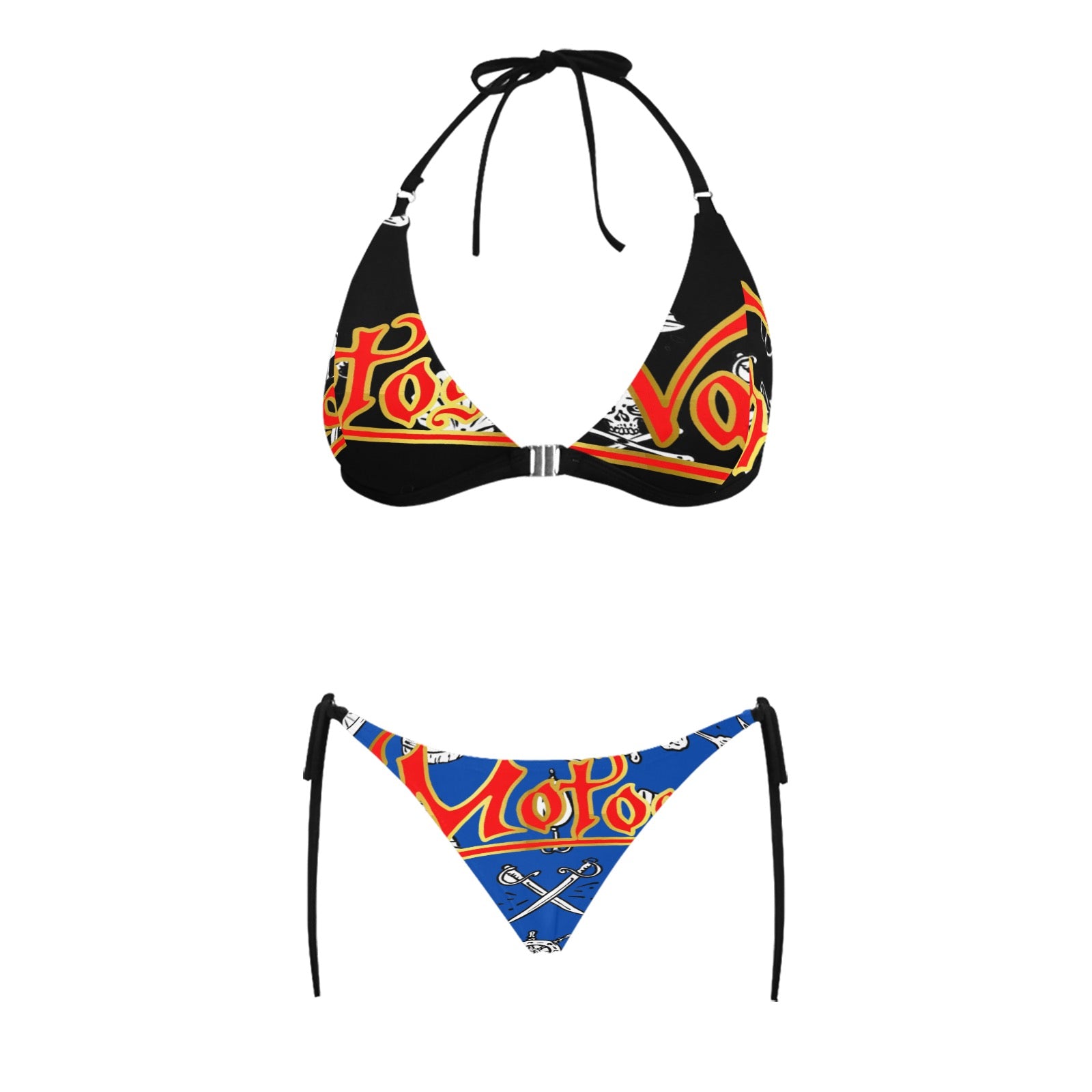 Women's Halter Triangle Bikini Set