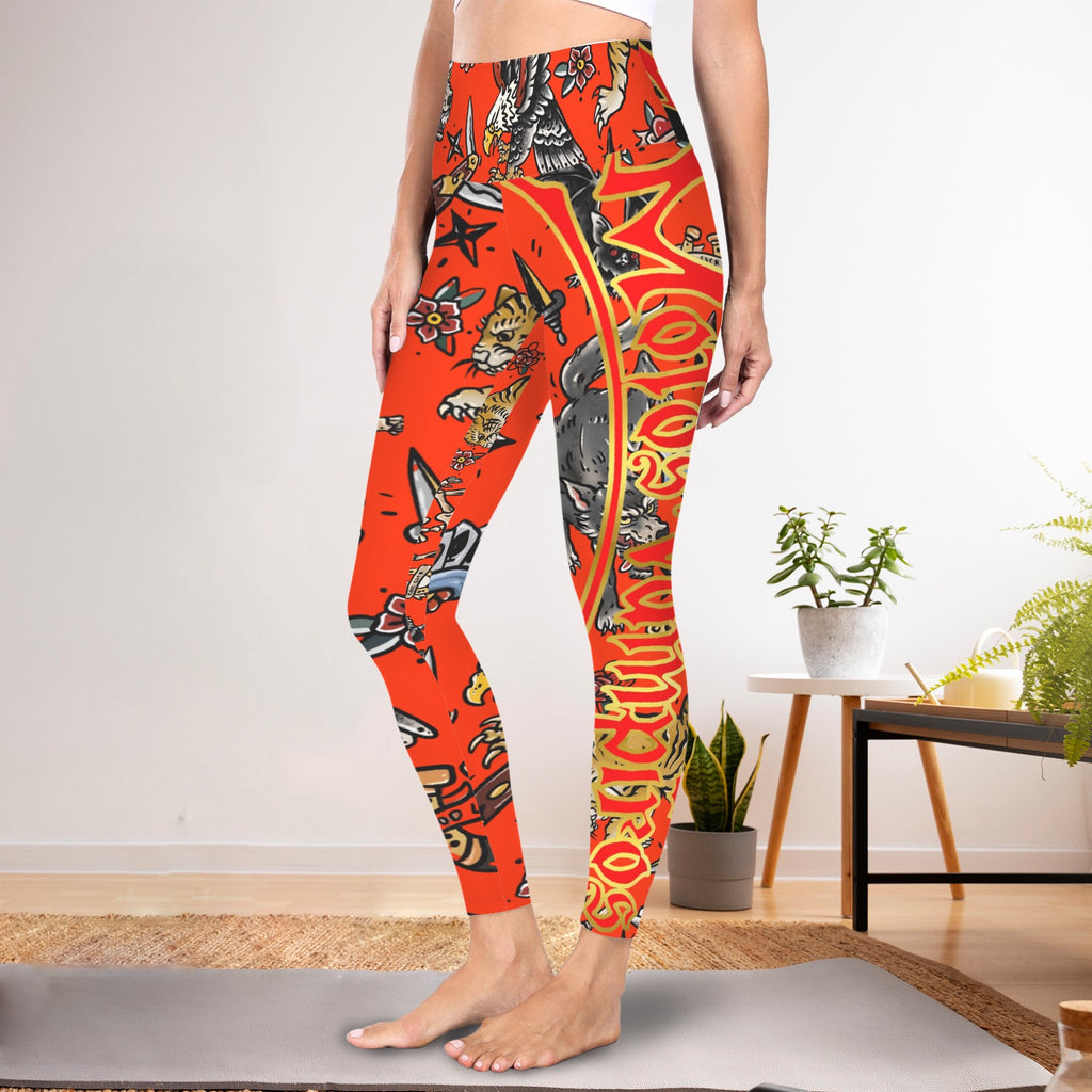 Women's High Waist Tummy Control Yoga Leggings