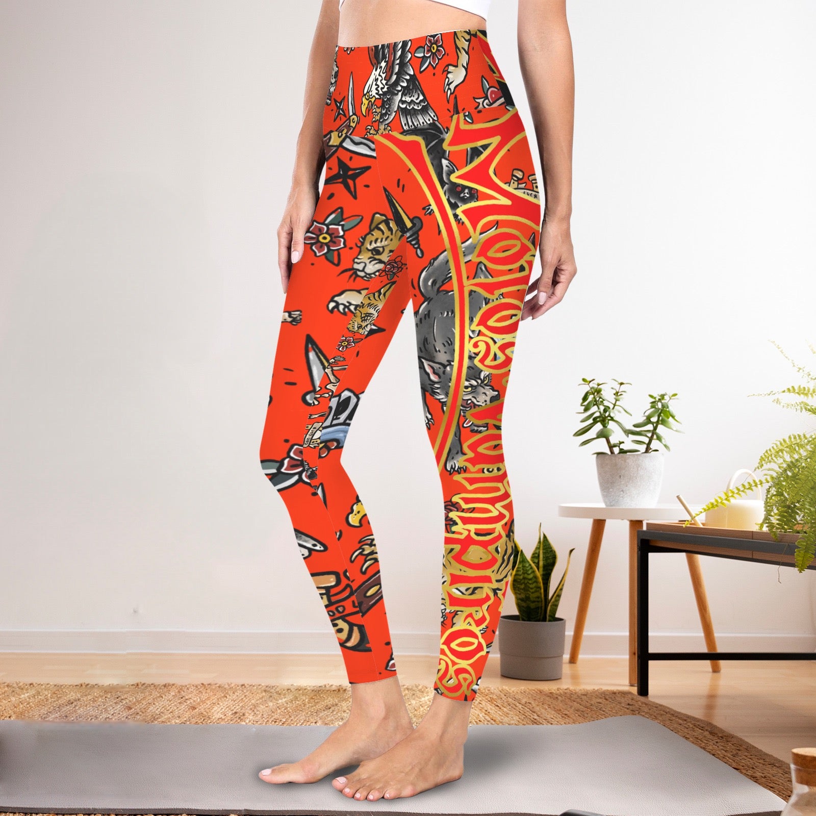 Women's High Waist Tummy Control Yoga Leggings