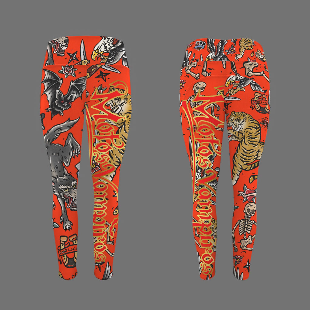 Women's High Waist Pockets Yoga Leggings