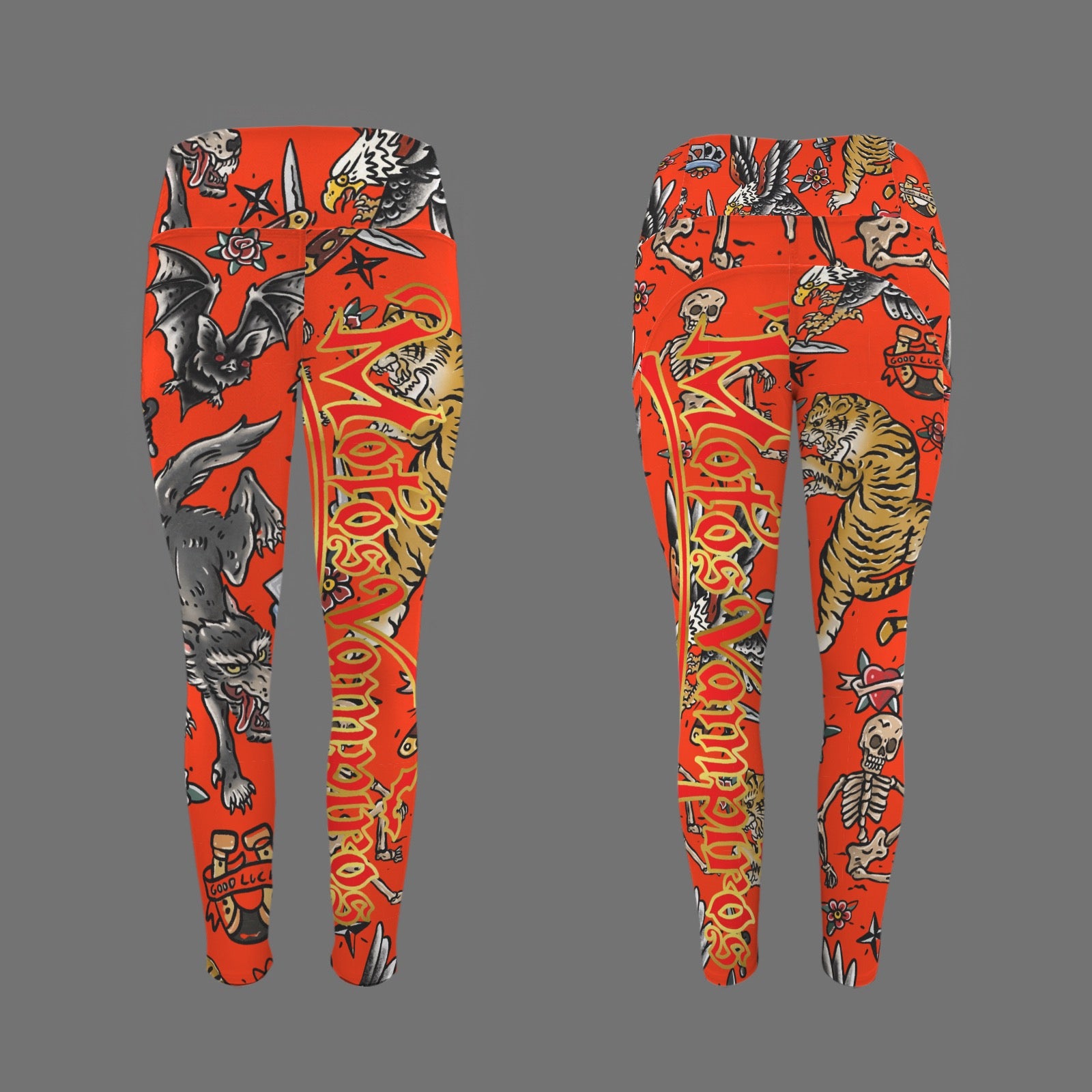 Women's High Waist Pockets Yoga Leggings