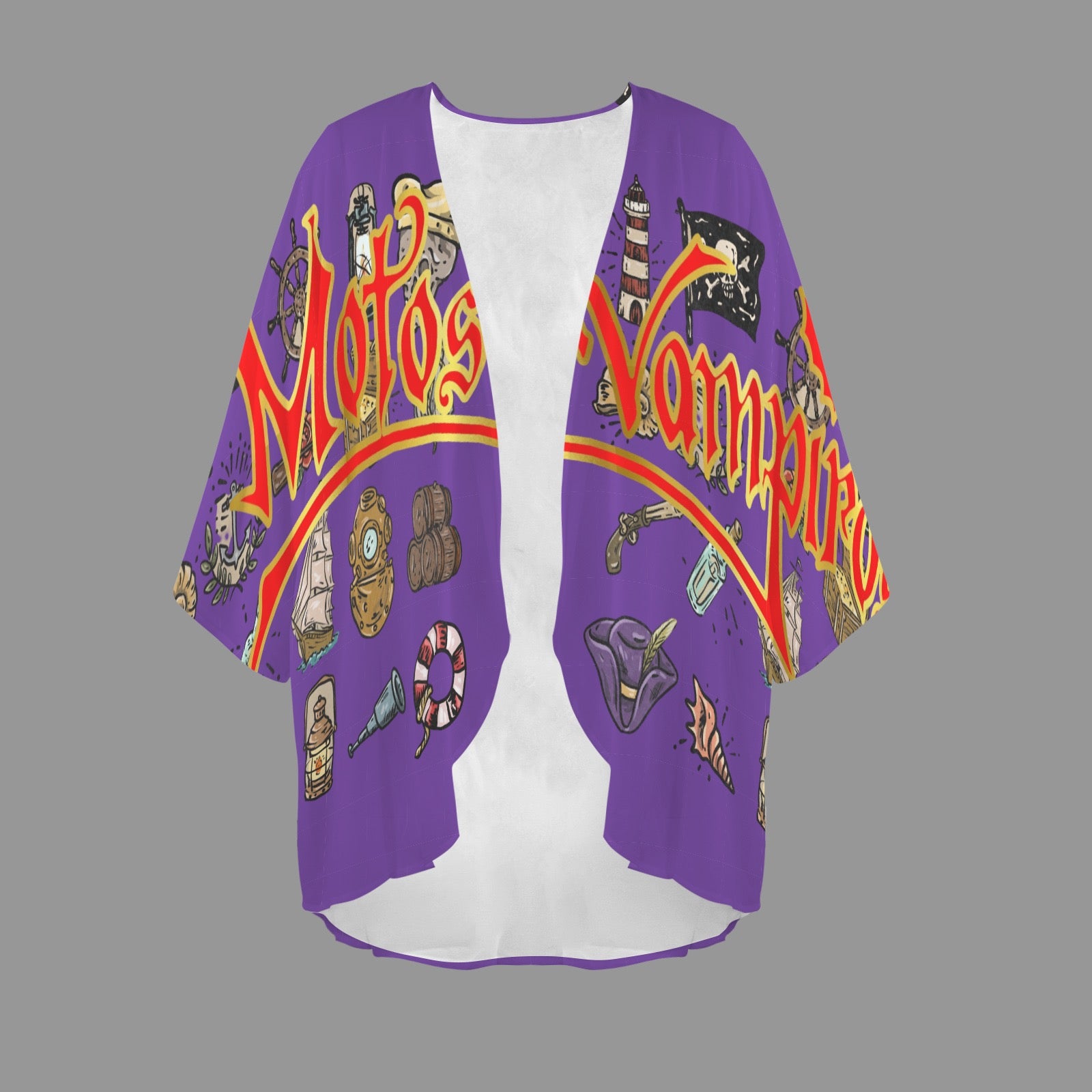 Custom Personalized Women's Kimono Chiffon Cover Up