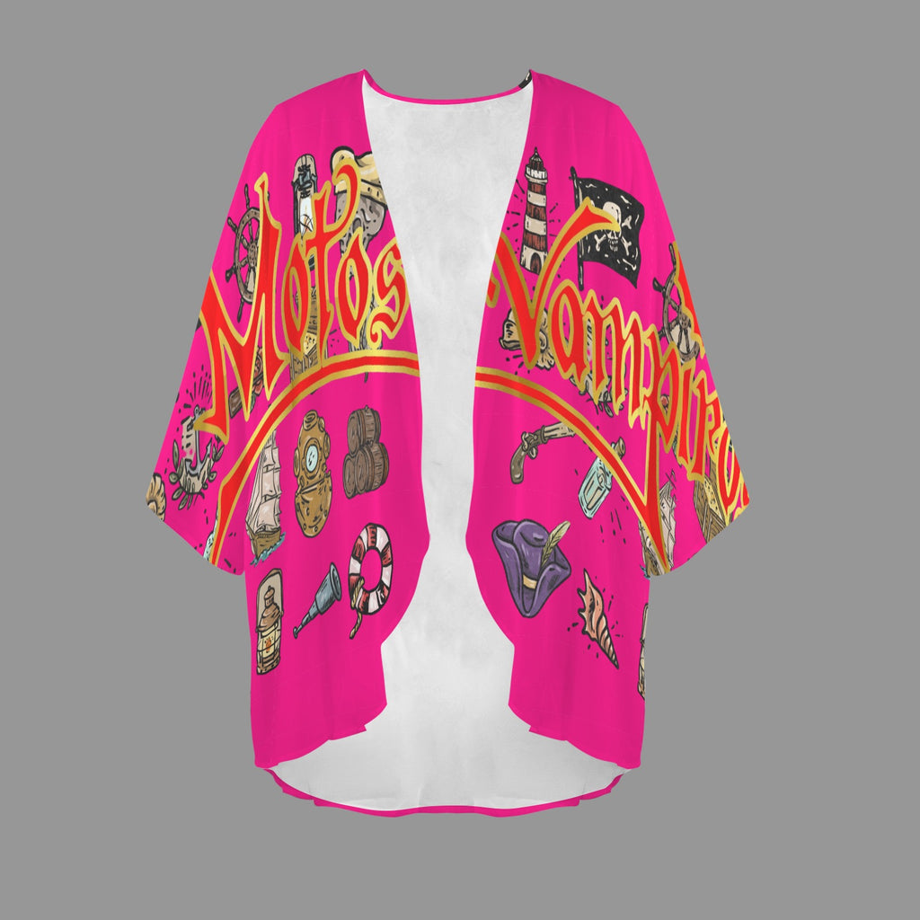 Custom Personalized Women's Kimono Chiffon Cover Up
