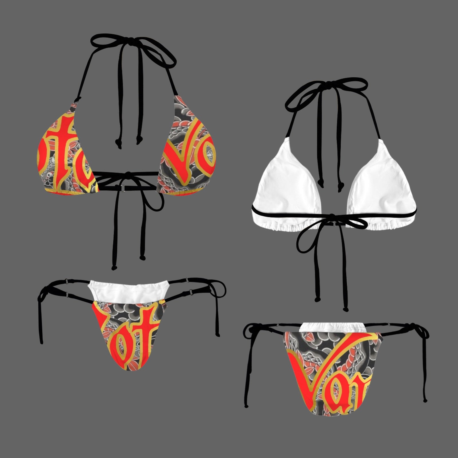 Women's Halter String Bikini Set