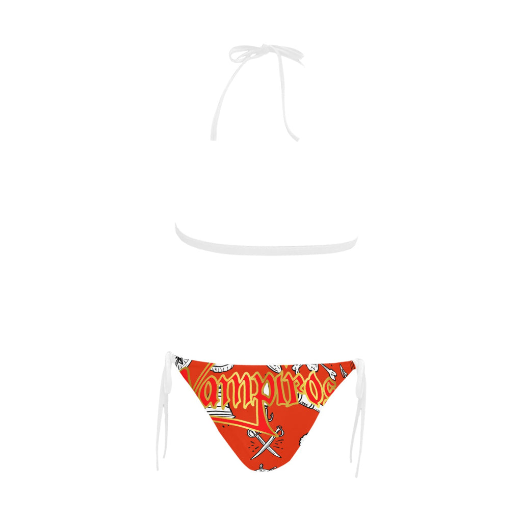 Women's Halter Triangle Bikini Set