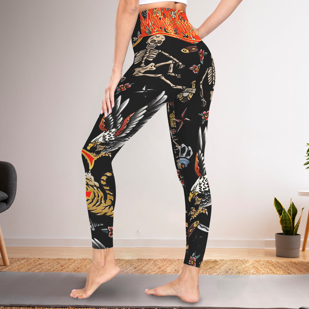 Women's High Waist Tummy Control Yoga Leggings