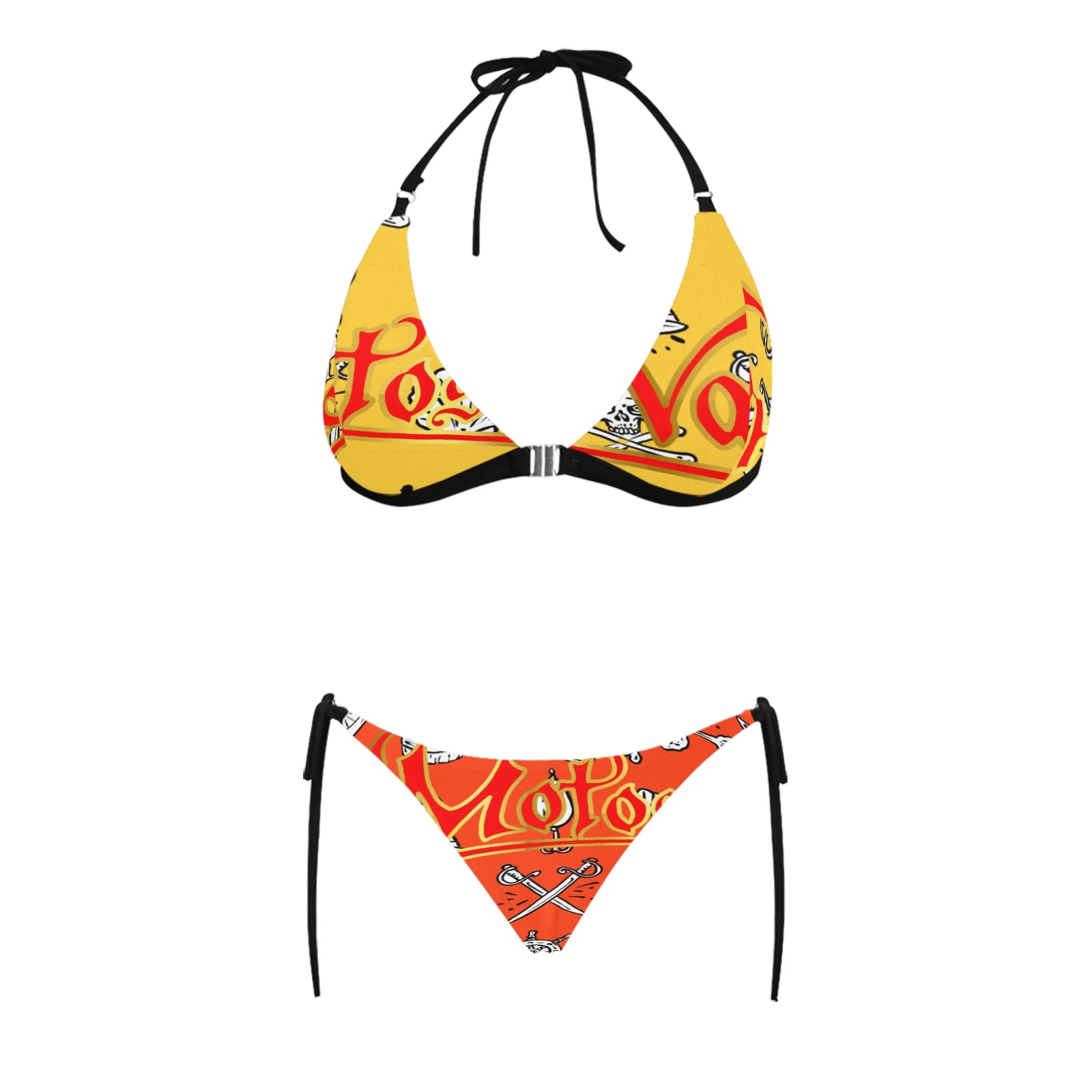 Women's Halter Triangle Bikini Set