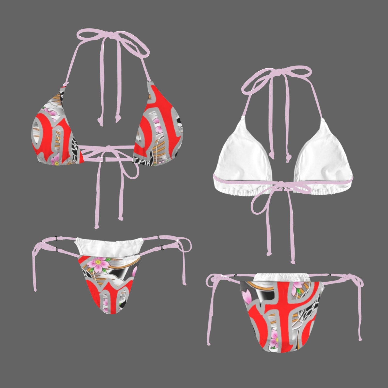 Women's Halter String Bikini Set