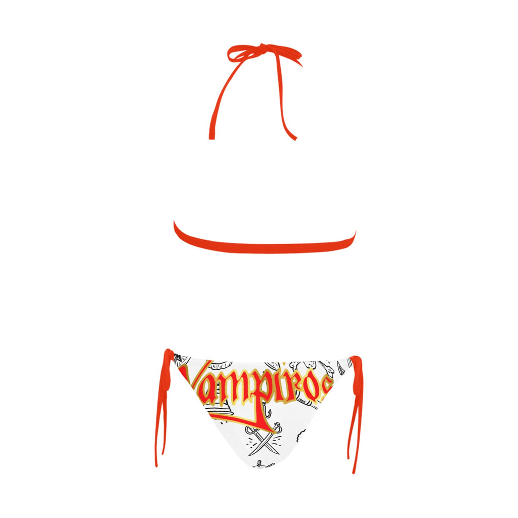 Women's Halter Triangle Bikini Set