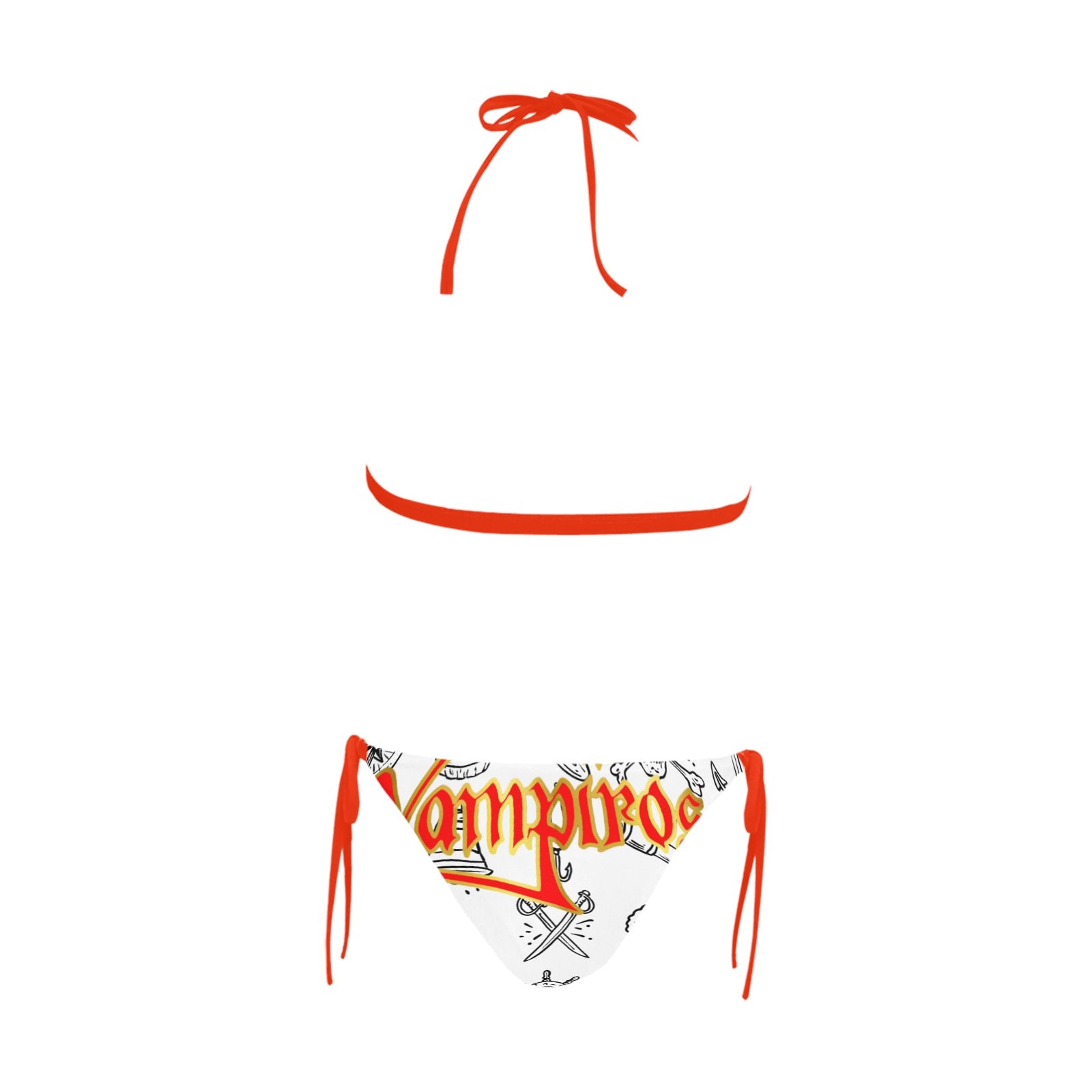 Women's Halter Triangle Bikini Set